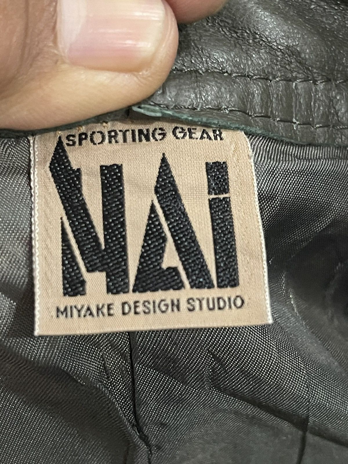 Hai Sporting Gear × Issey Miyake Vintage Issey Miyake Skirt Leather By Hai Sporting Gear Size 26" / US 2 / IT 38 - 10 Thumbnail