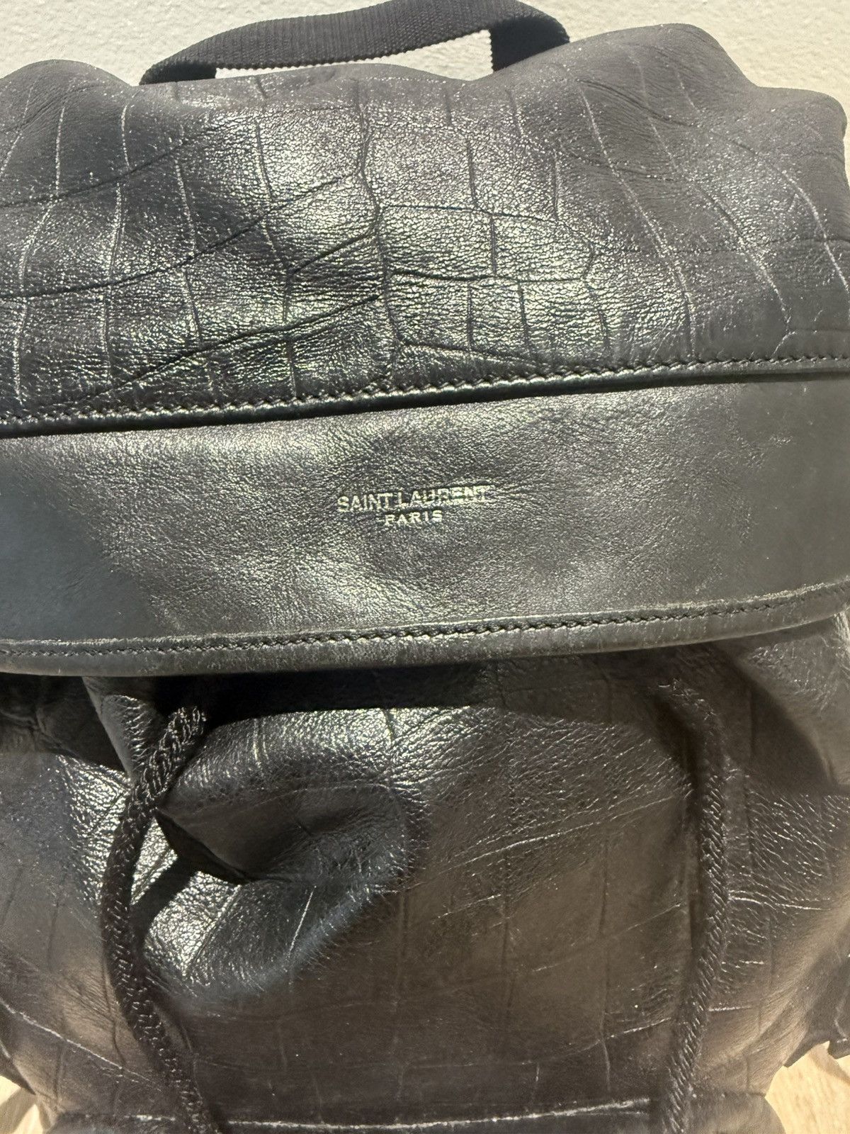Saint Laurent Paris Saint laurent Backpack Leather Rare Size ONE SIZE - 11 Thumbnail