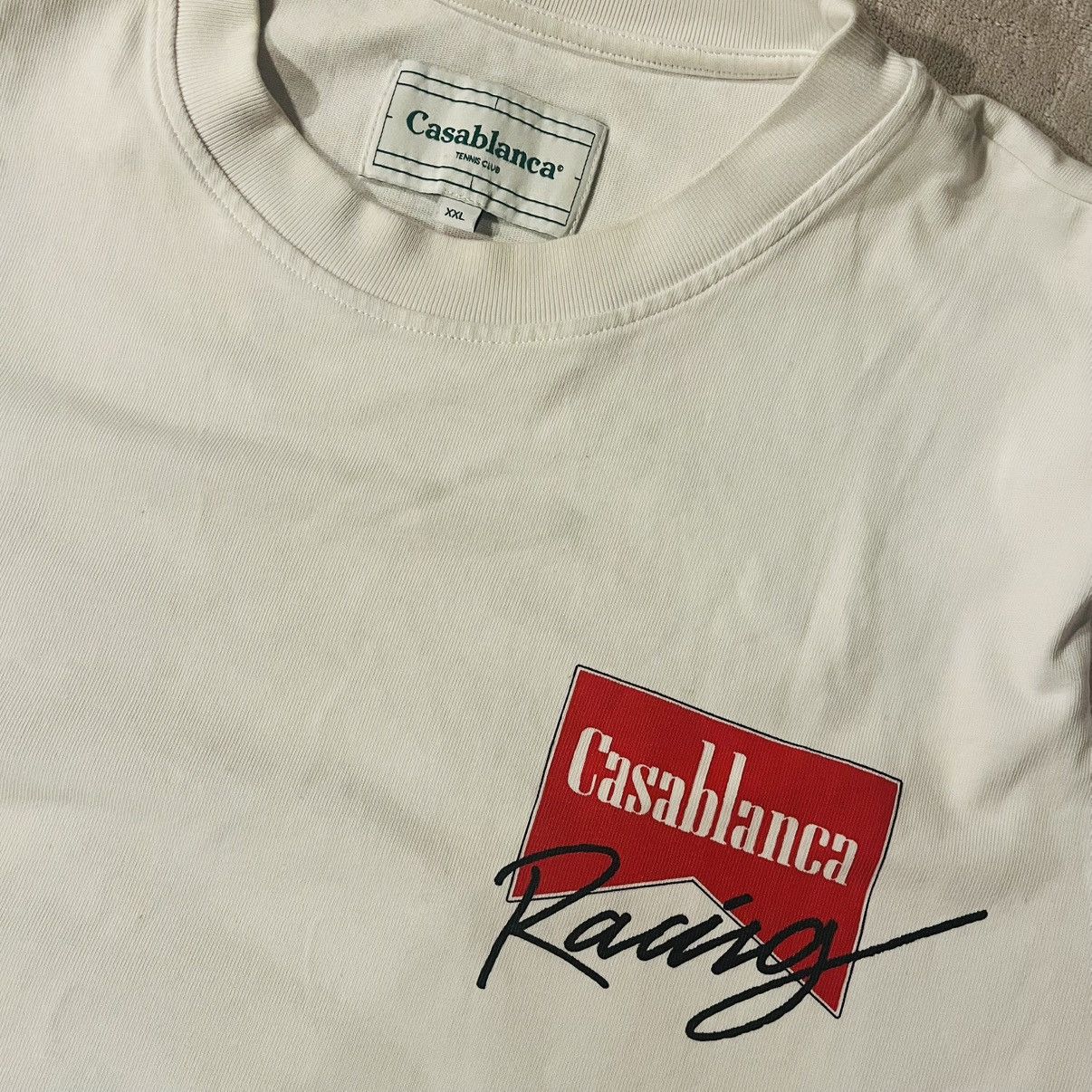 Casablanca Casablanca Racing White Marlboro T-Shirt Men’s Size XXL Size US XXL / EU 58 / 5 - 3 Thumbnail