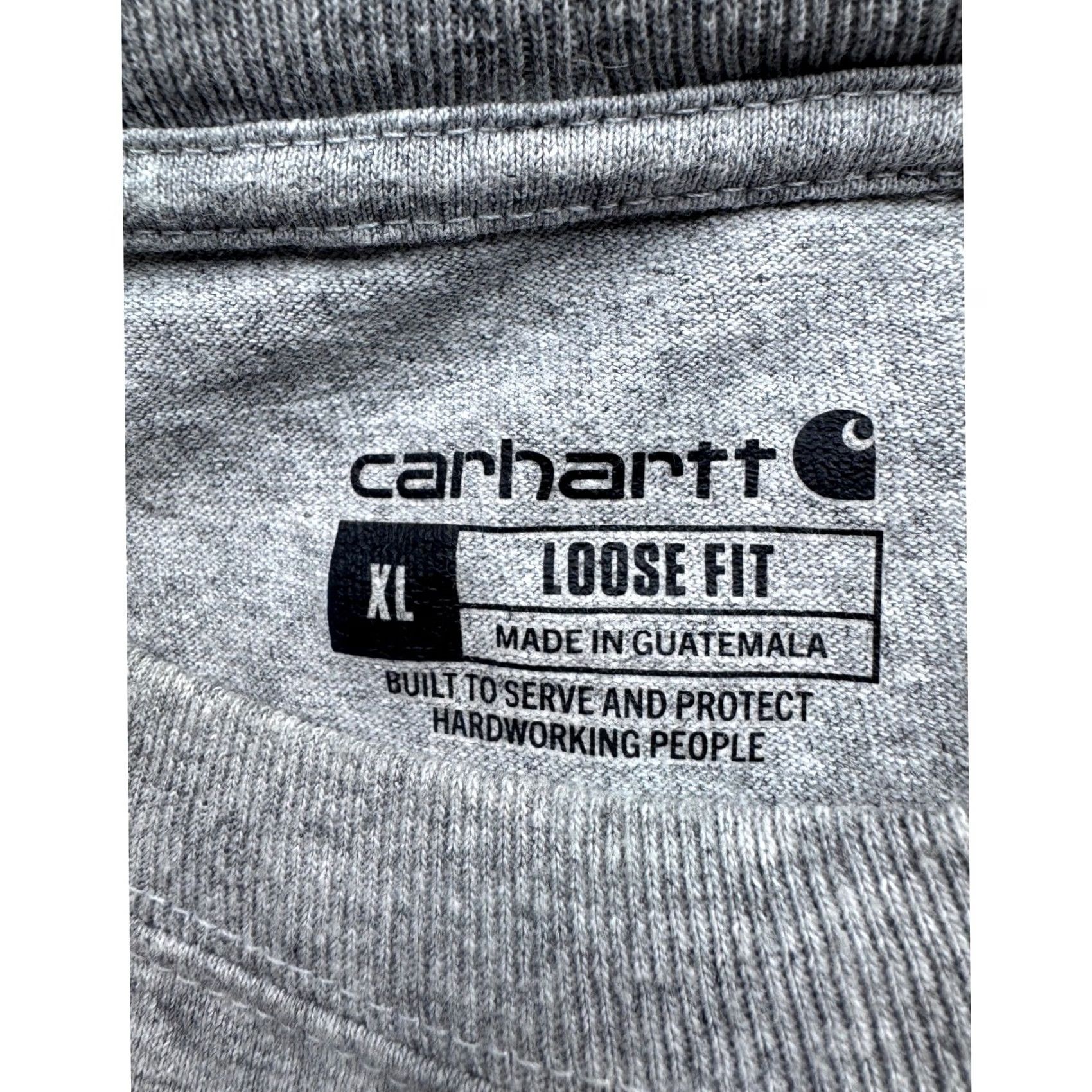 Carhartt Carhartt Mens Loose Fit Short Sleeve Pocket T Shirt Gray XL Size US XL / EU 56 / 4 - 6 Thumbnail