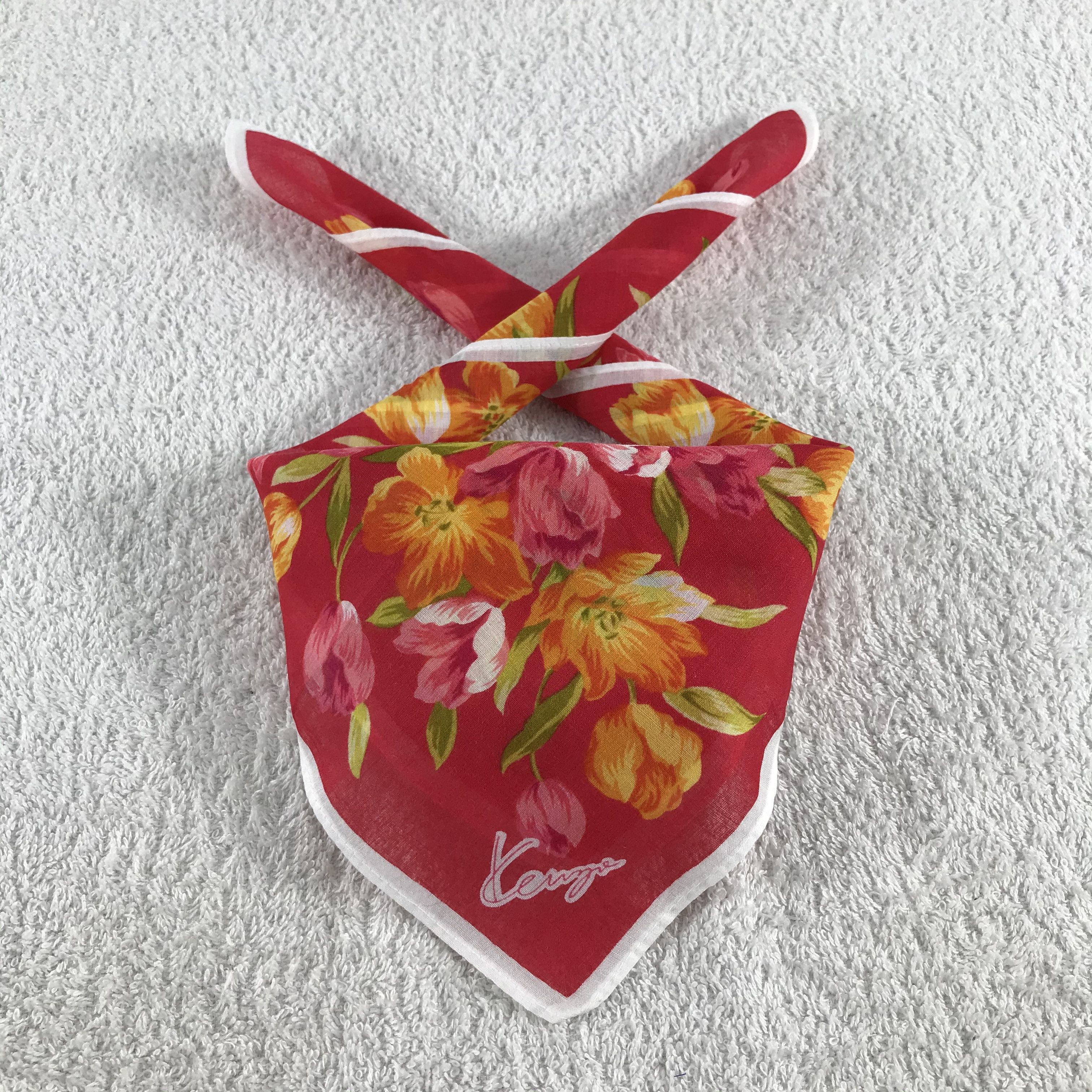 Kenzo × Vintage Kenzo Bandana / Handkerchief / Neckerchief - S137 Size ONE SIZE - 3 Thumbnail