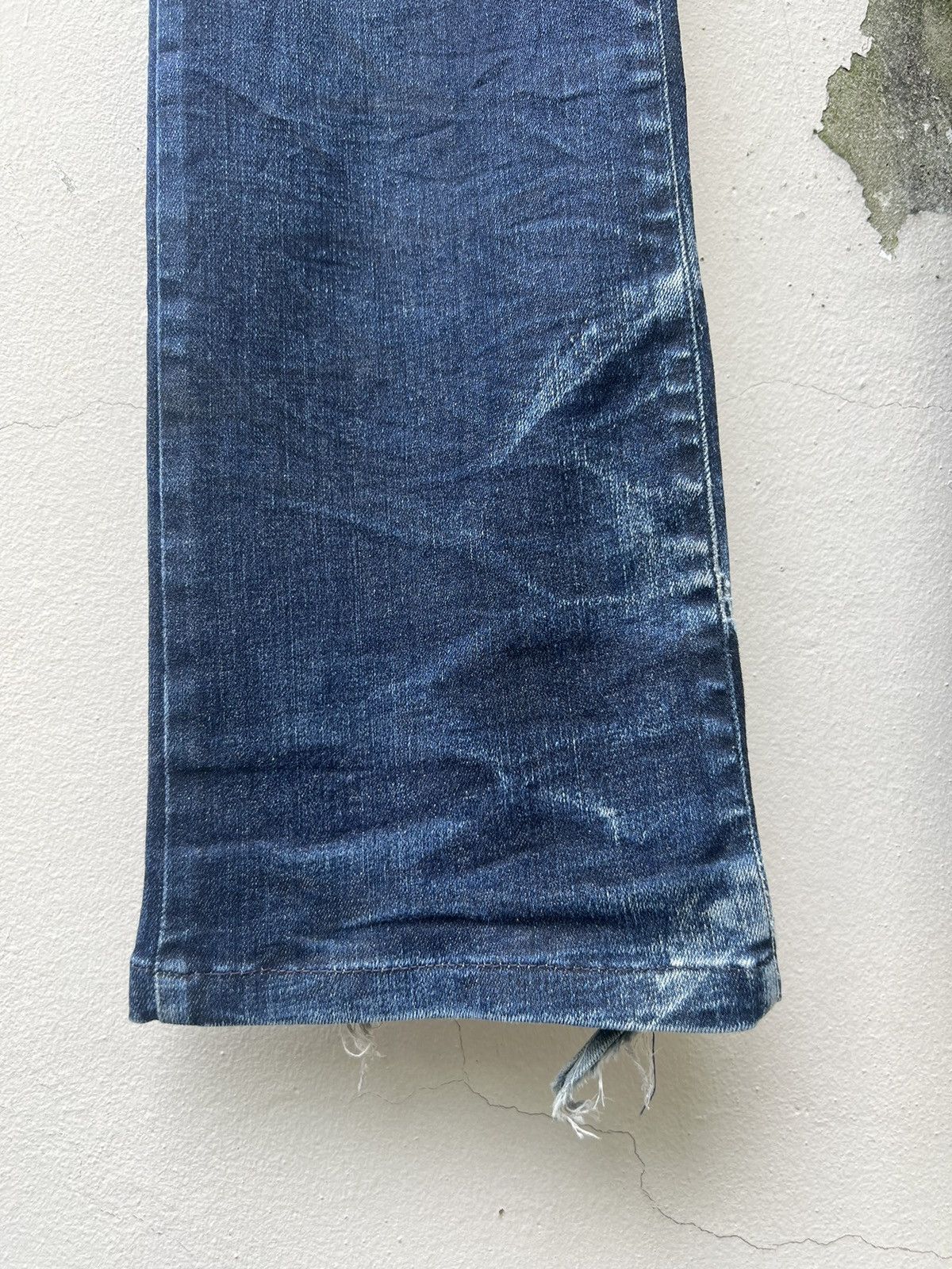 Tornado Mart Vintage Tornado Mart Distress Fade Denim Stretch Flare Jeans Size US 32 / EU 48 - 9 Thumbnail