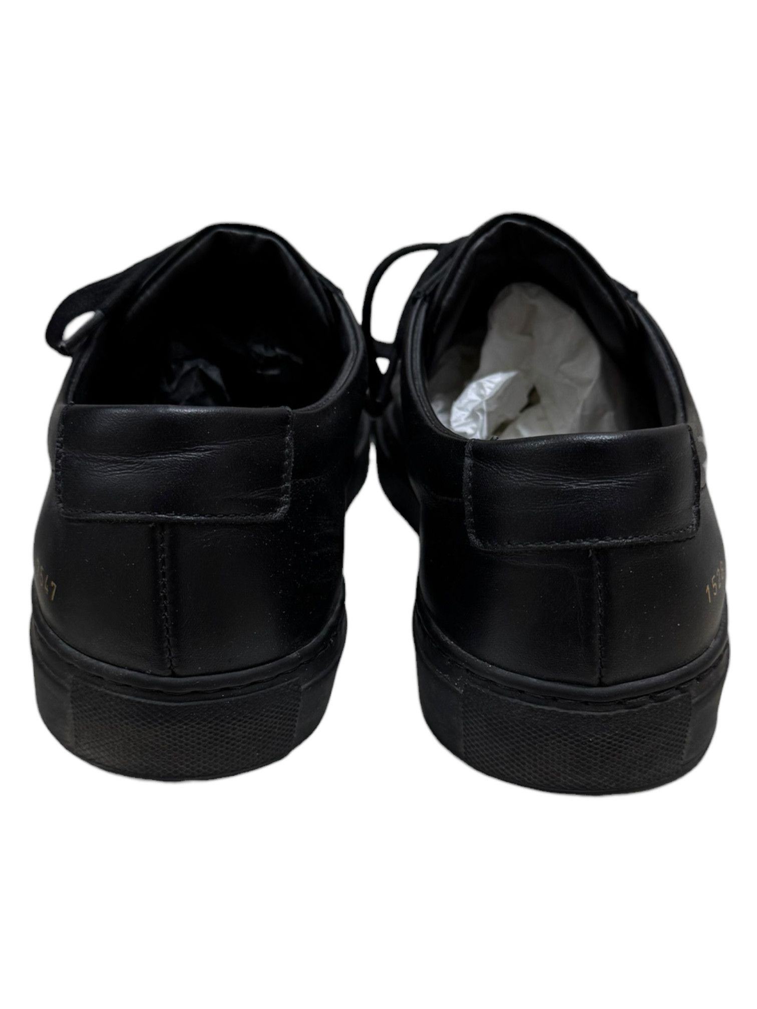 Common Projects Common Projects Black Achilles Low Top Sneakers Size US 7 / EU 40 - 4 Thumbnail