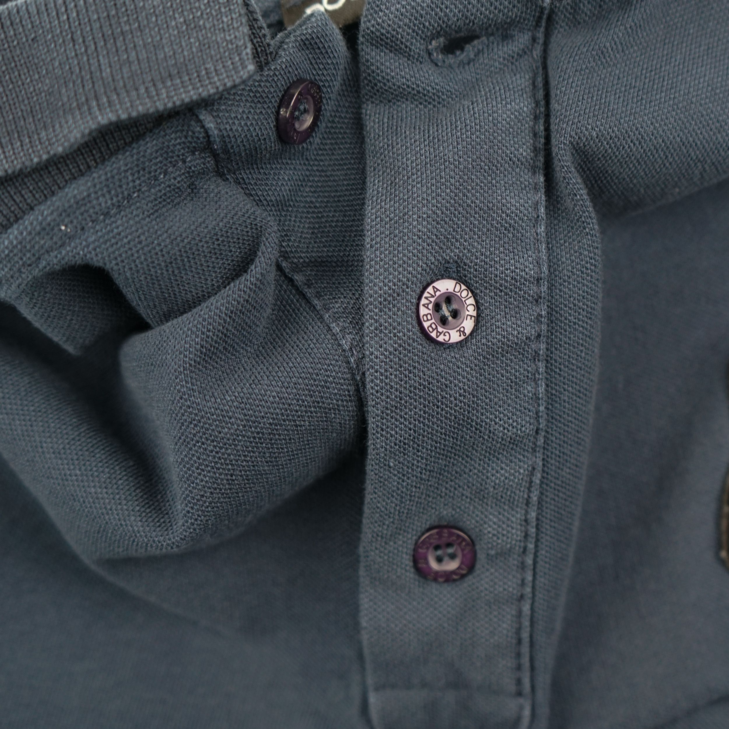 Dolce & Gabbana × Vintage Vintage Dolce Gabbana Patched Polo Shirt Size US S / EU 44-46 / 1 - 6 Thumbnail