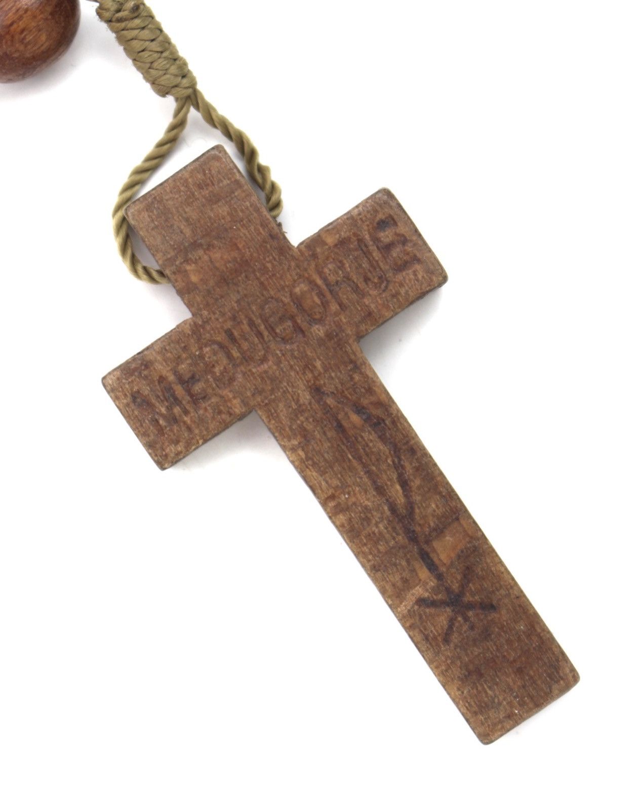 If Six Was Nine 1990S CHI-RHO (☧) MEDUGORJE PILGRIMAGE ROSARY BEADS NECKLACE Size ONE SIZE - 4 Thumbnail