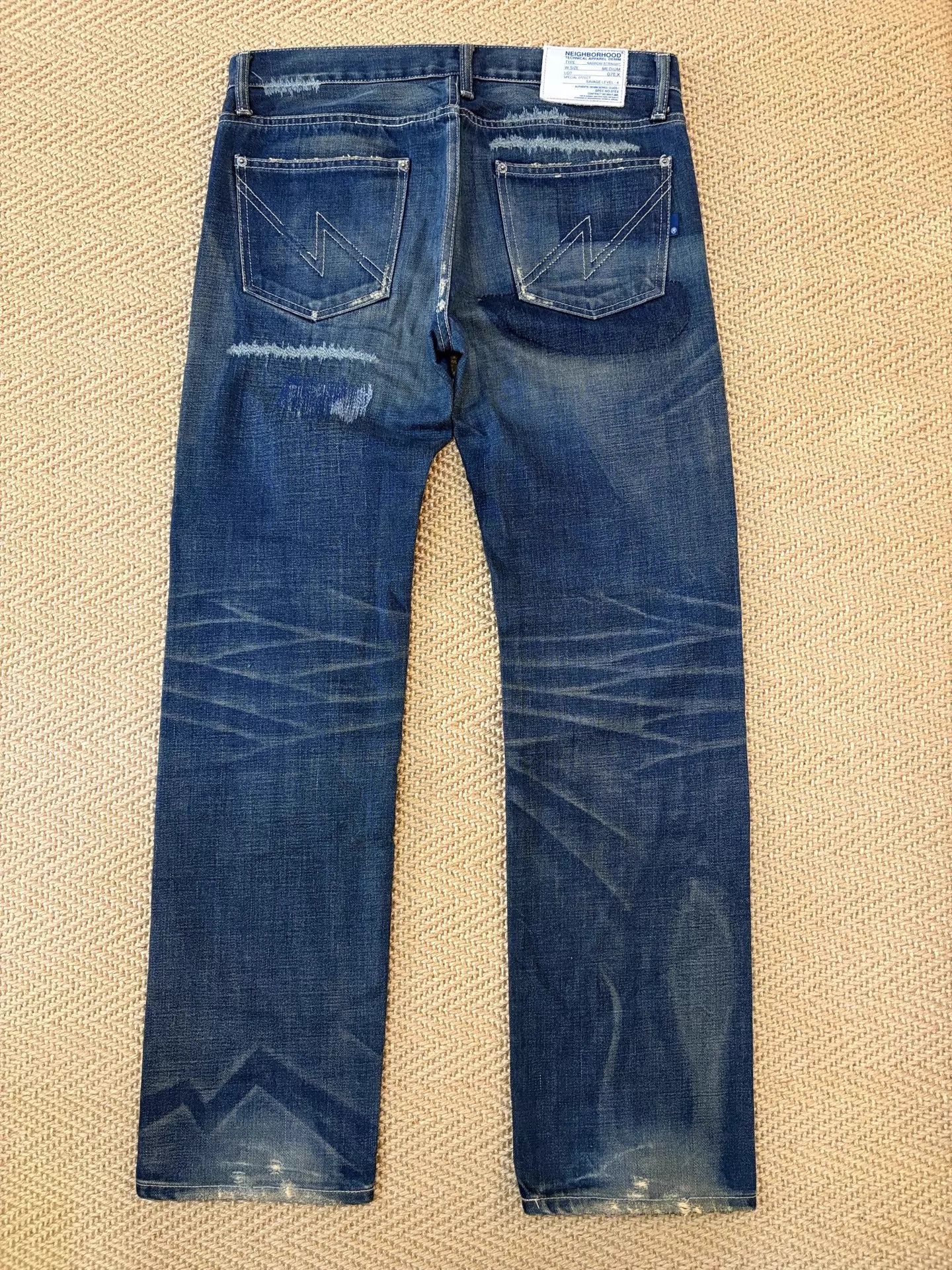 Neighborhood NBHD 2007 SCAB Washed Scab Jeans Narrow M Near New Size US 32 / EU 48 - 2 Thumbnail