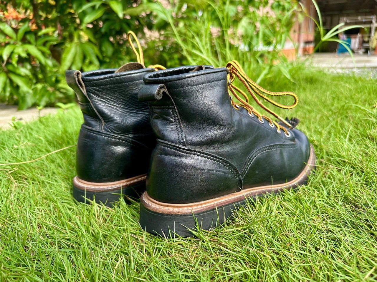 Red Wing Original Red Wing Lineman 2935 Black Chrome Vibram Lug Sole Size US 8 / EU 41 - 5 Thumbnail