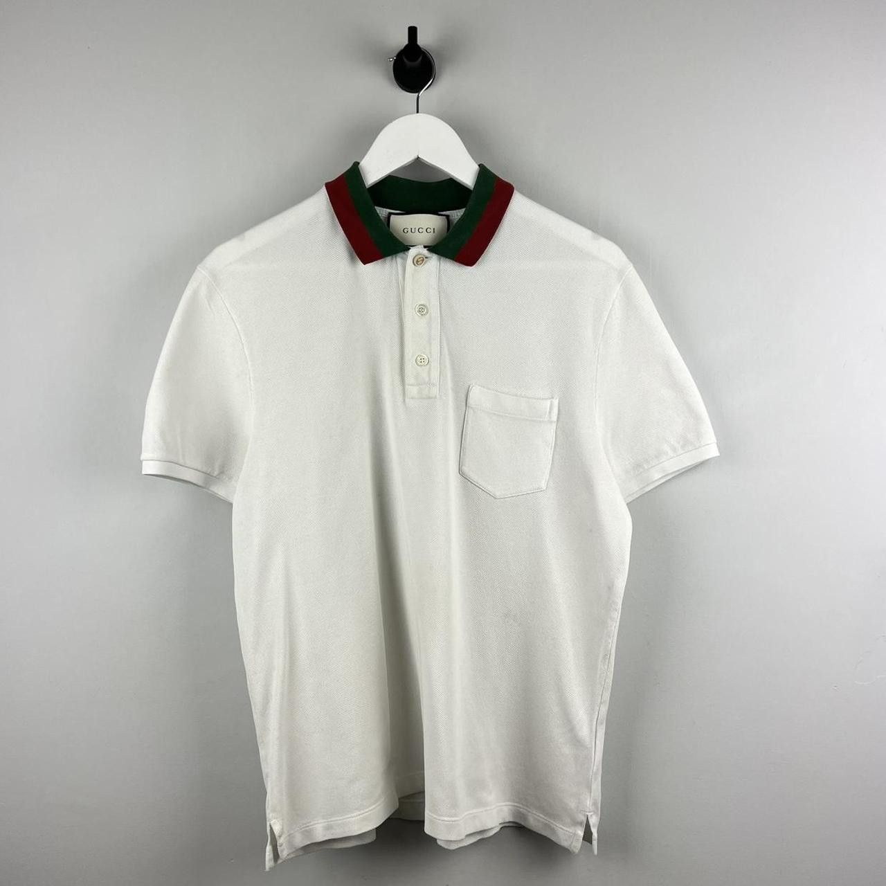 Gucci Gucci Web Logo Polo Shirt Size US L / EU 52-54 / 3 - 1 Thumbnail