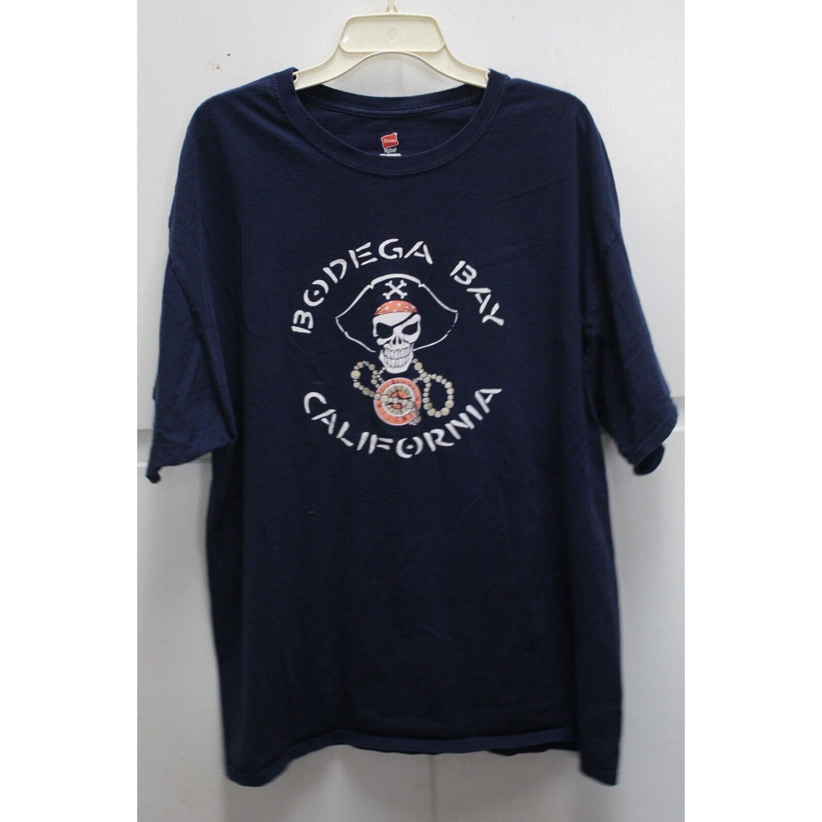 Hanes Men's Graphic T-Shirt 2XL Bodega Bay California 100% Cotton Size US XXL / EU 58 / 5 - 1 Thumbnail