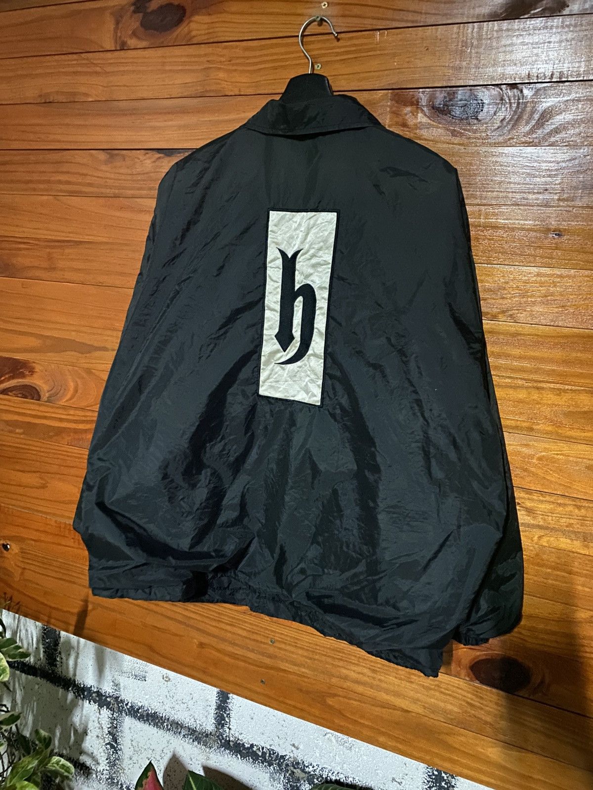 Japanese Brand Vintage DJ Honda Coach Jacket Black Nylon Jacket Big Logo Size US M / EU 48-50 / 2 - 8 Thumbnail