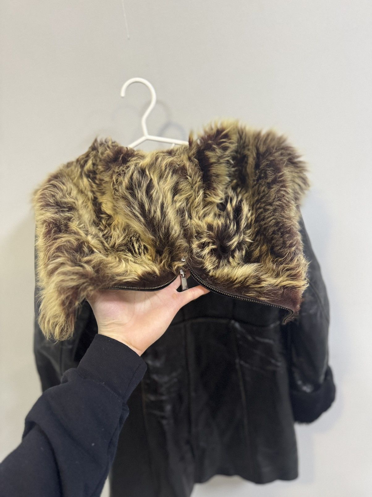 If Six Was Nine × Japanese Brand Y2K Jacket Eco Faux Leather Fur lgb Size S / US 4 / IT 40 - 7 Thumbnail