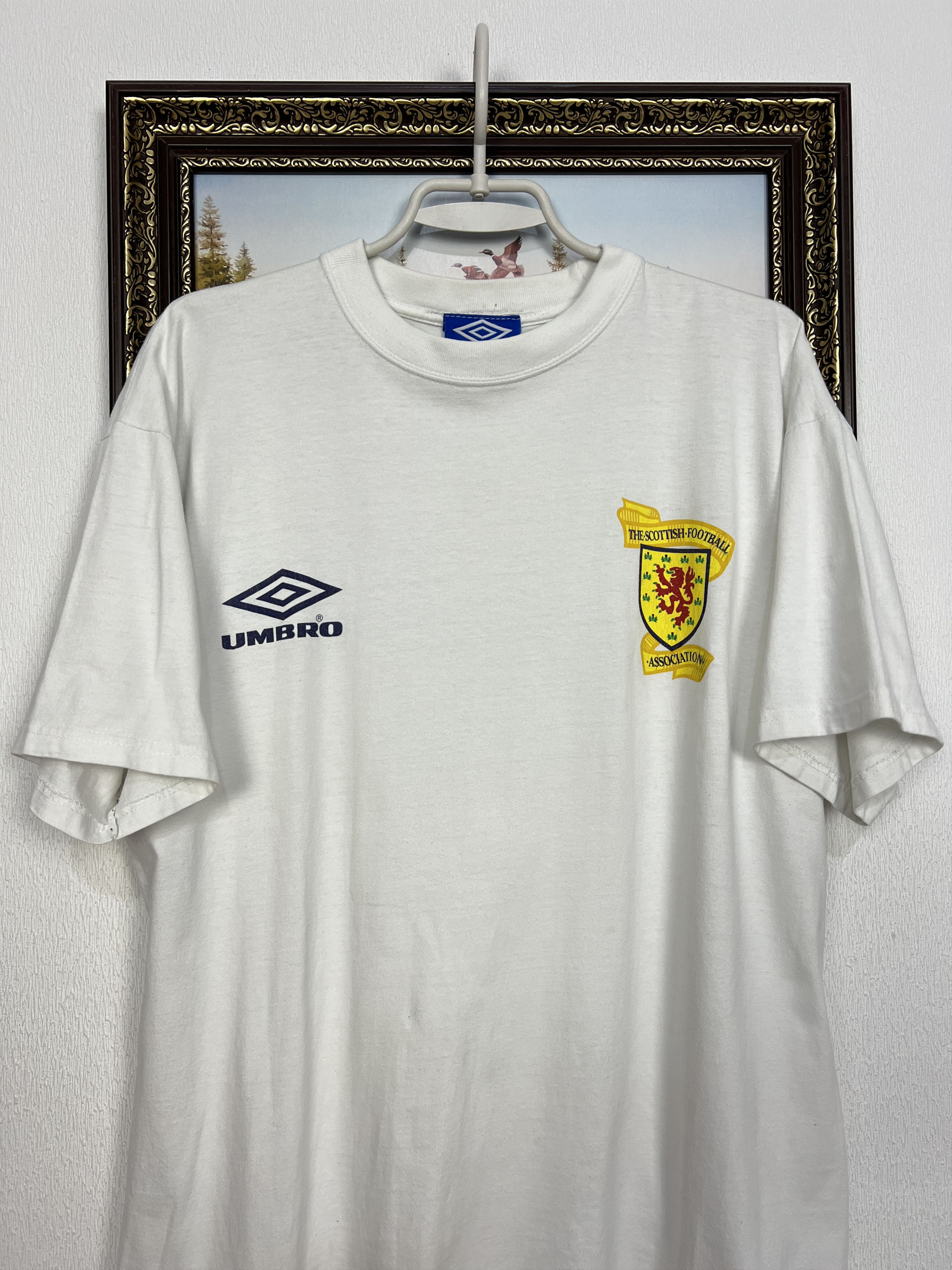Umbro Vintage Scotland Football Train Shirt Soccer Jersey Trikot Size US L / EU 52-54 / 3 - 2 Thumbnail