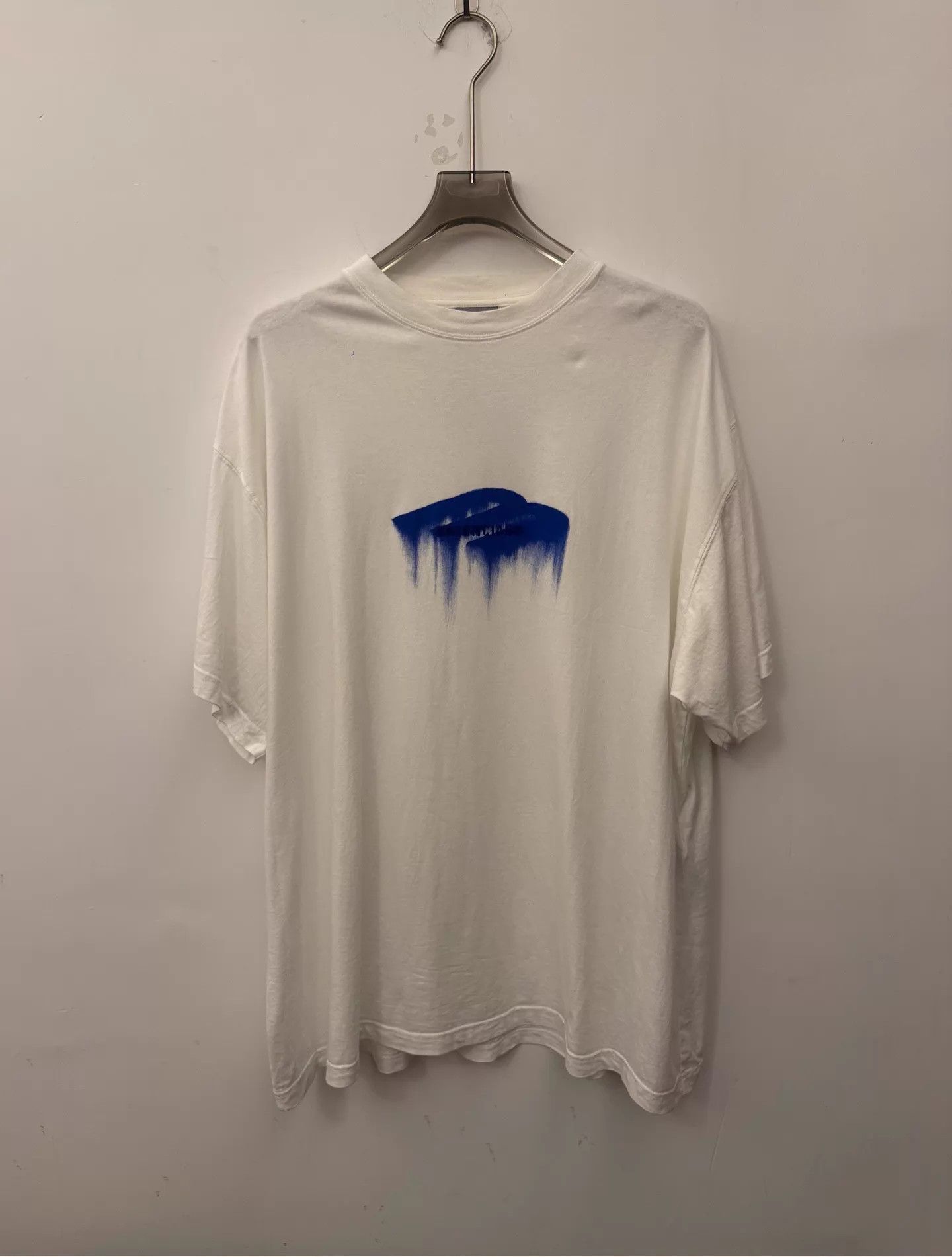 Balenciaga Balenciaga SS26 Prntd Emb Crew Short Sleeve OS Men L Size US L / EU 52-54 / 3 - 1 Thumbnail
