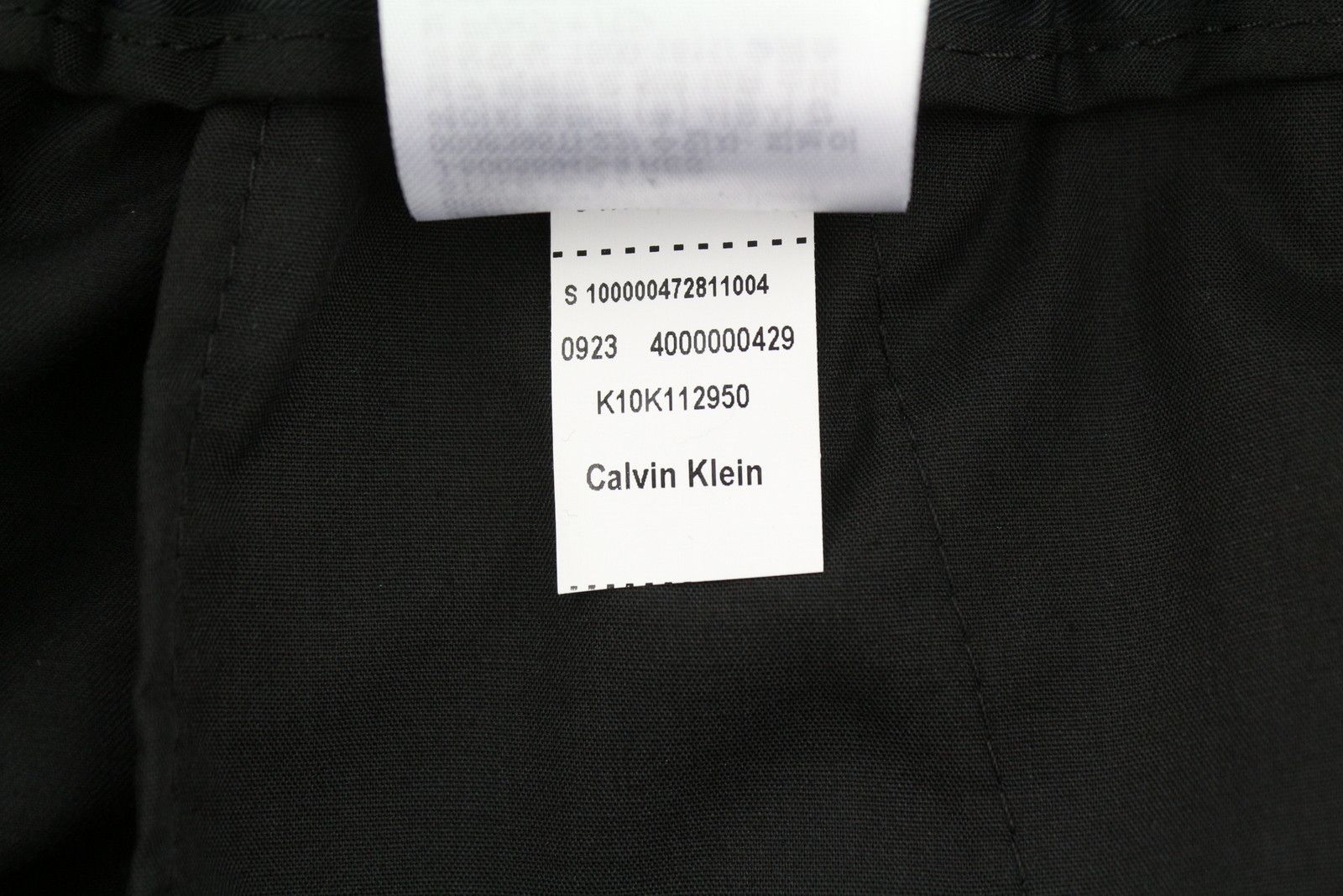 Calvin Klein COTTON SEACELL MODERN L Black Regular Pleated 87462 Size US 34 / EU 50 - 11 Thumbnail