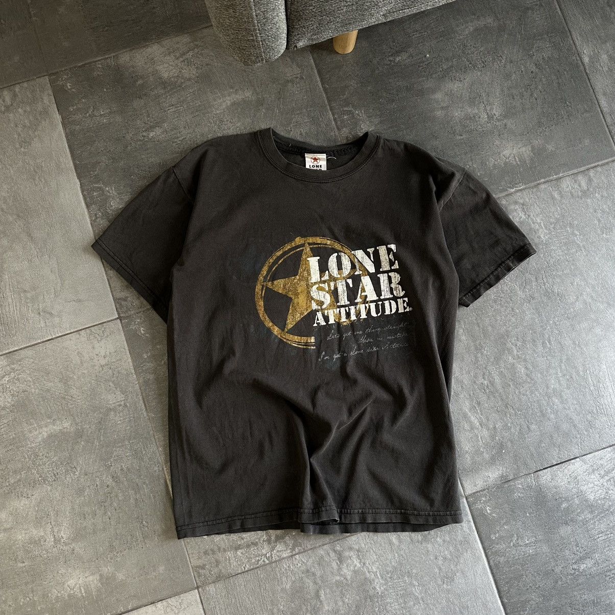 Vintage Vintage Japanese Style Lone Star Attitude T-shirts Rock Y2K Size M / US 6-8 / IT 42-44 - 1 Thumbnail