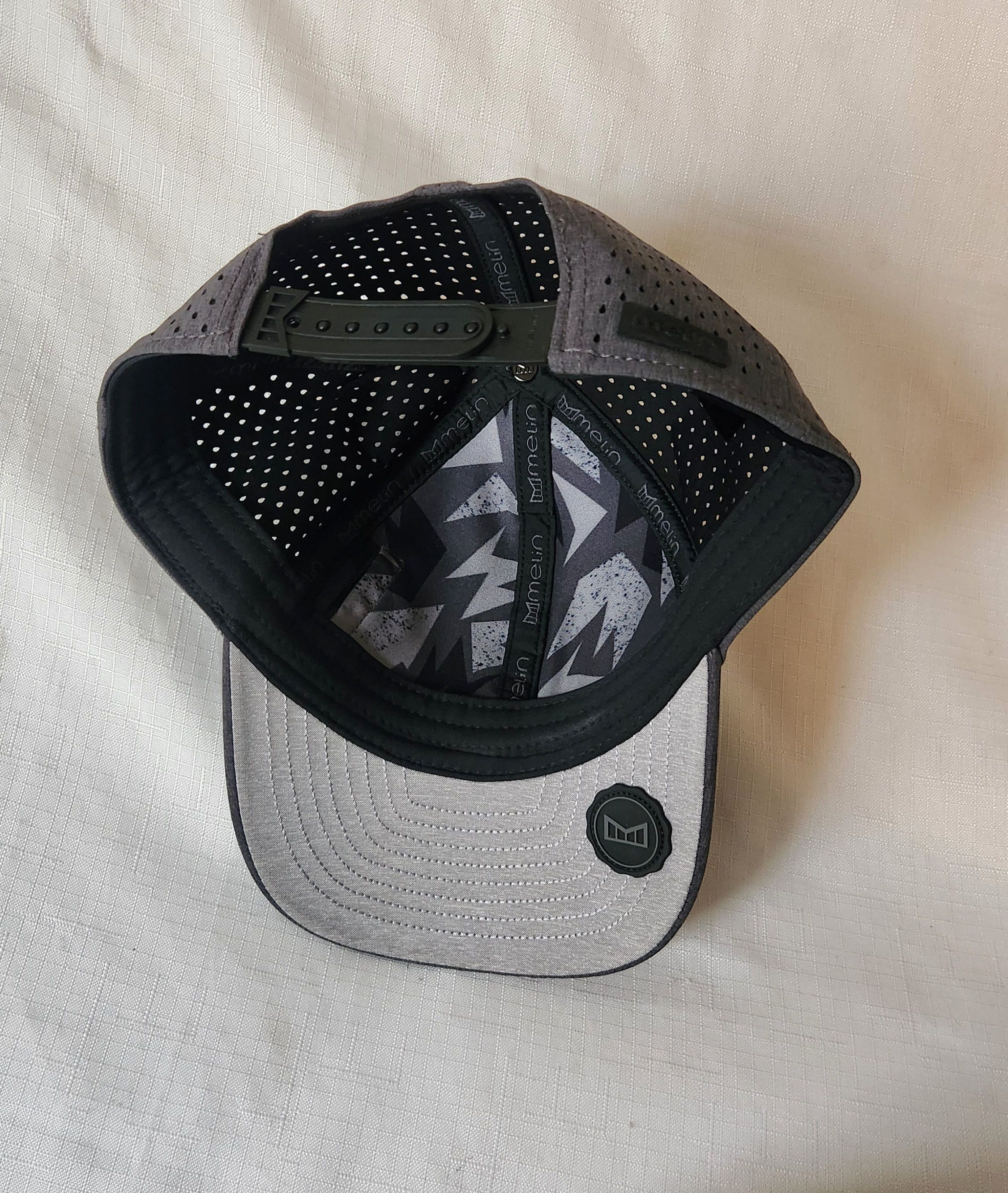 melin MELIN A-Game Hydro 56cm Heathered Gray Hat Snapback Size ONE SIZE - 10 Thumbnail
