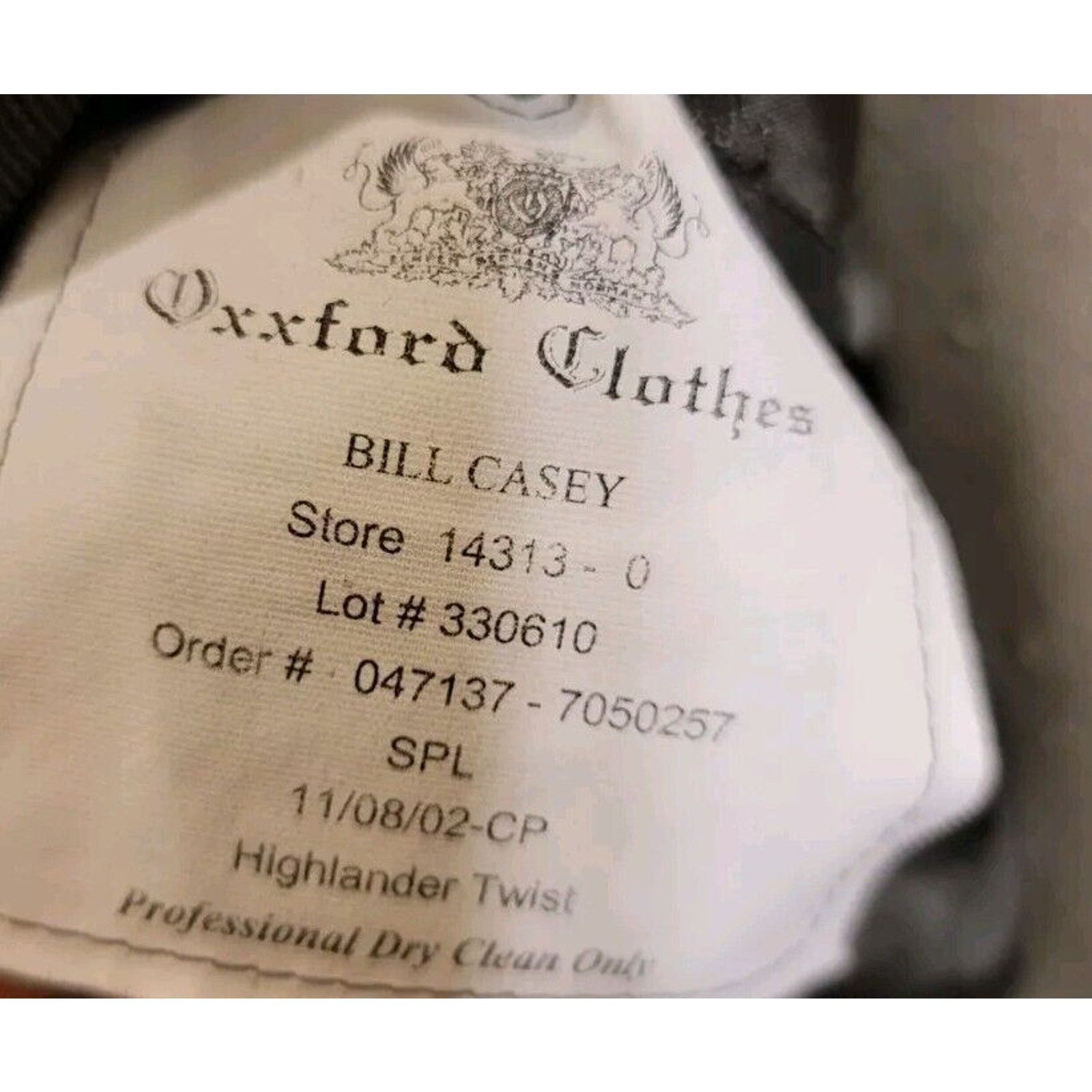 Oxxford Clothes Mens Size 40R Super 130 Wool Oxxford Navy Blue Blazer Size 40R - 5 Thumbnail