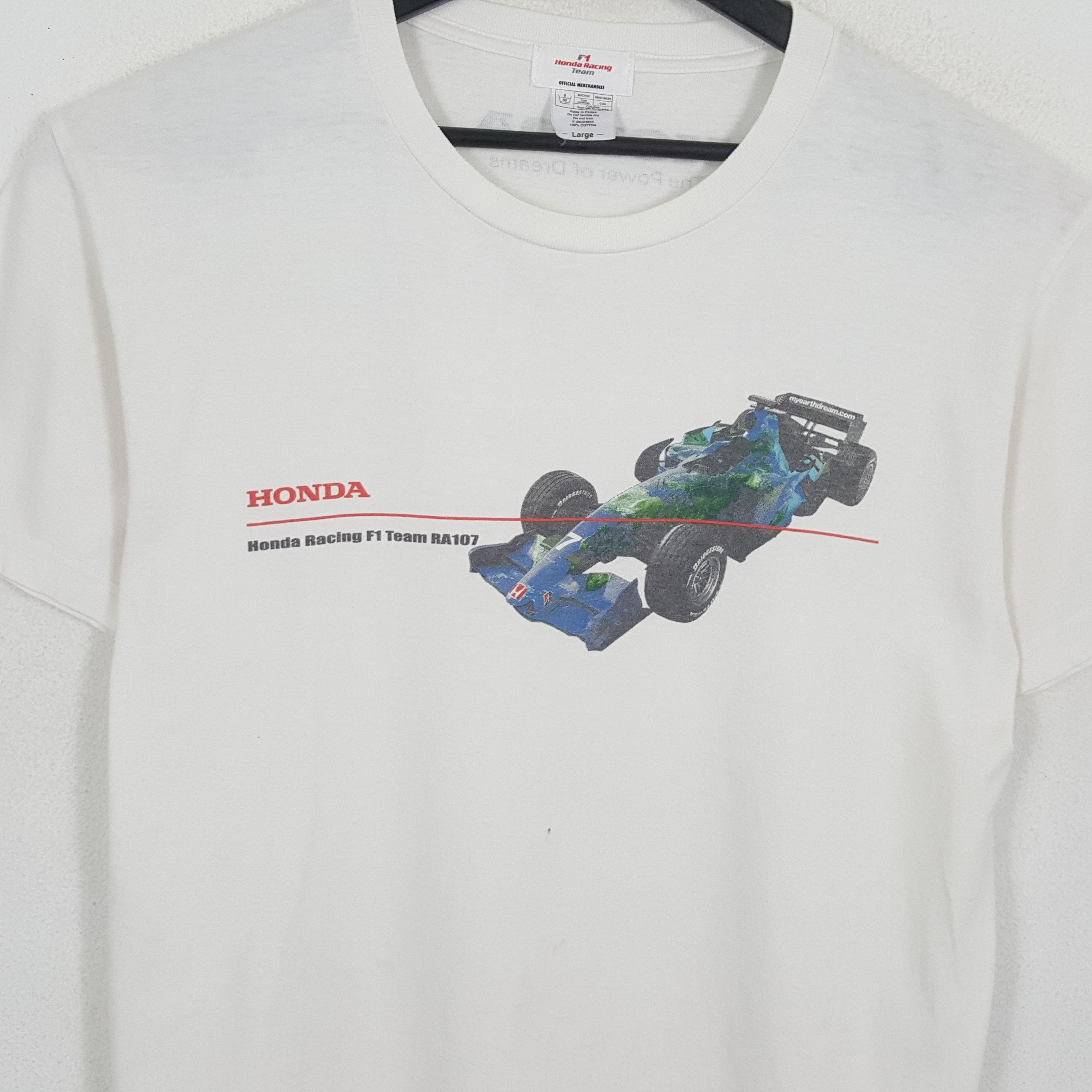 Honda × Vintage HONDA RACING Formula One F1 TEAM Center Design Tshirt Size US L / EU 52-54 / 3 - 2 Thumbnail
