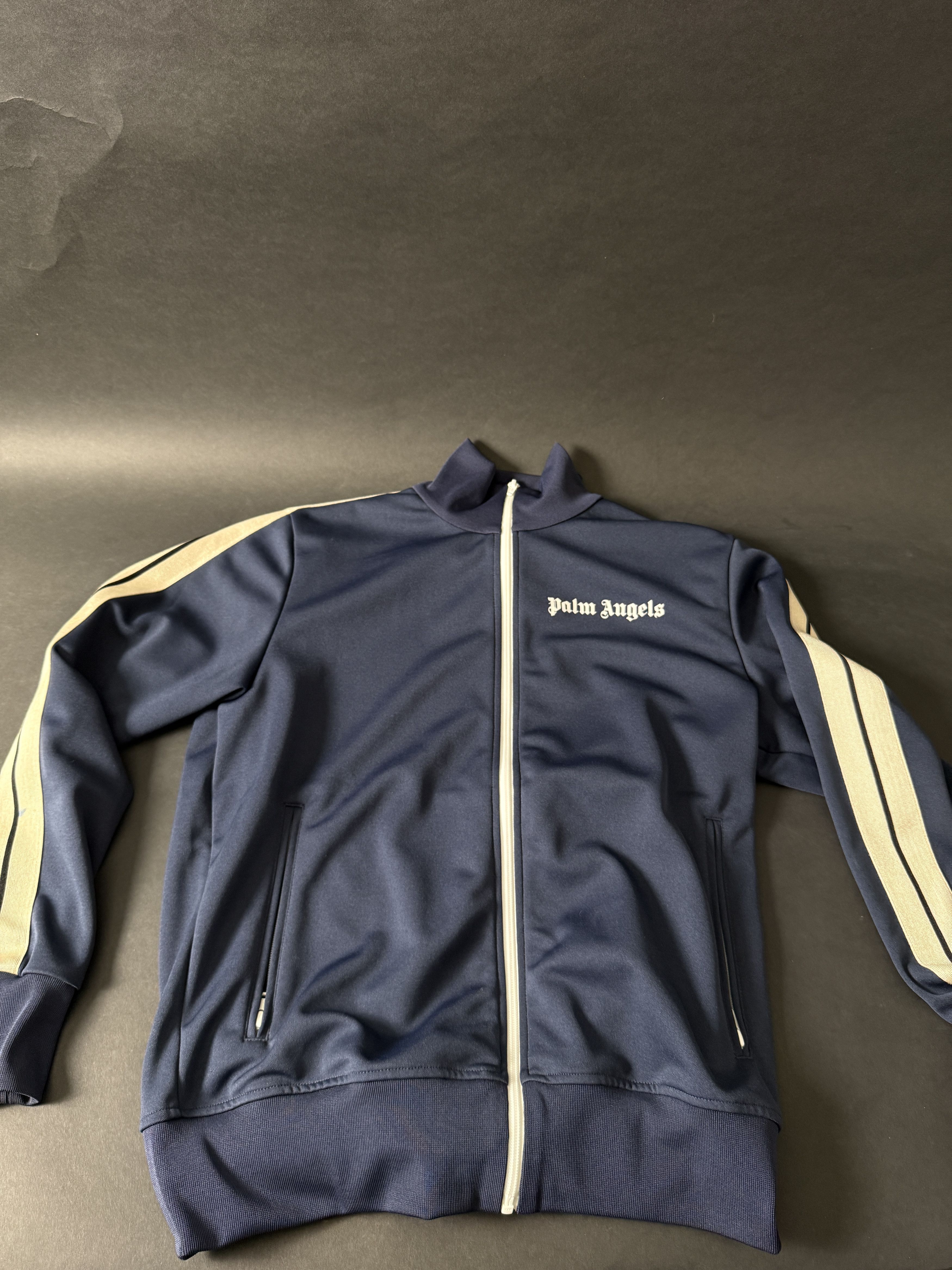 Palm Angels Track Jacket Navy Blue Size L Size US L / EU 52-54 / 3 - 2 Thumbnail