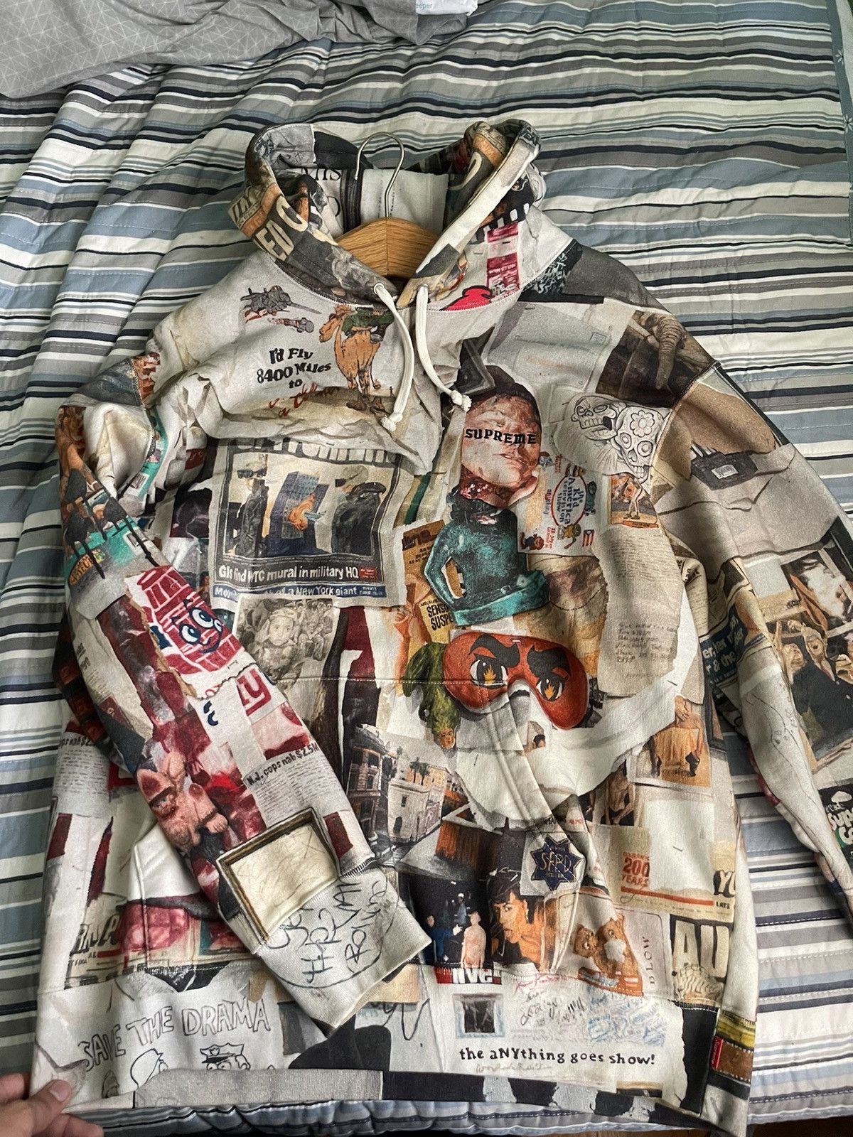 トップス supreme dash's wall hooded sweatshirt L Supreme Dash's Wall Hooded Sweatshirt (SS21) - $178