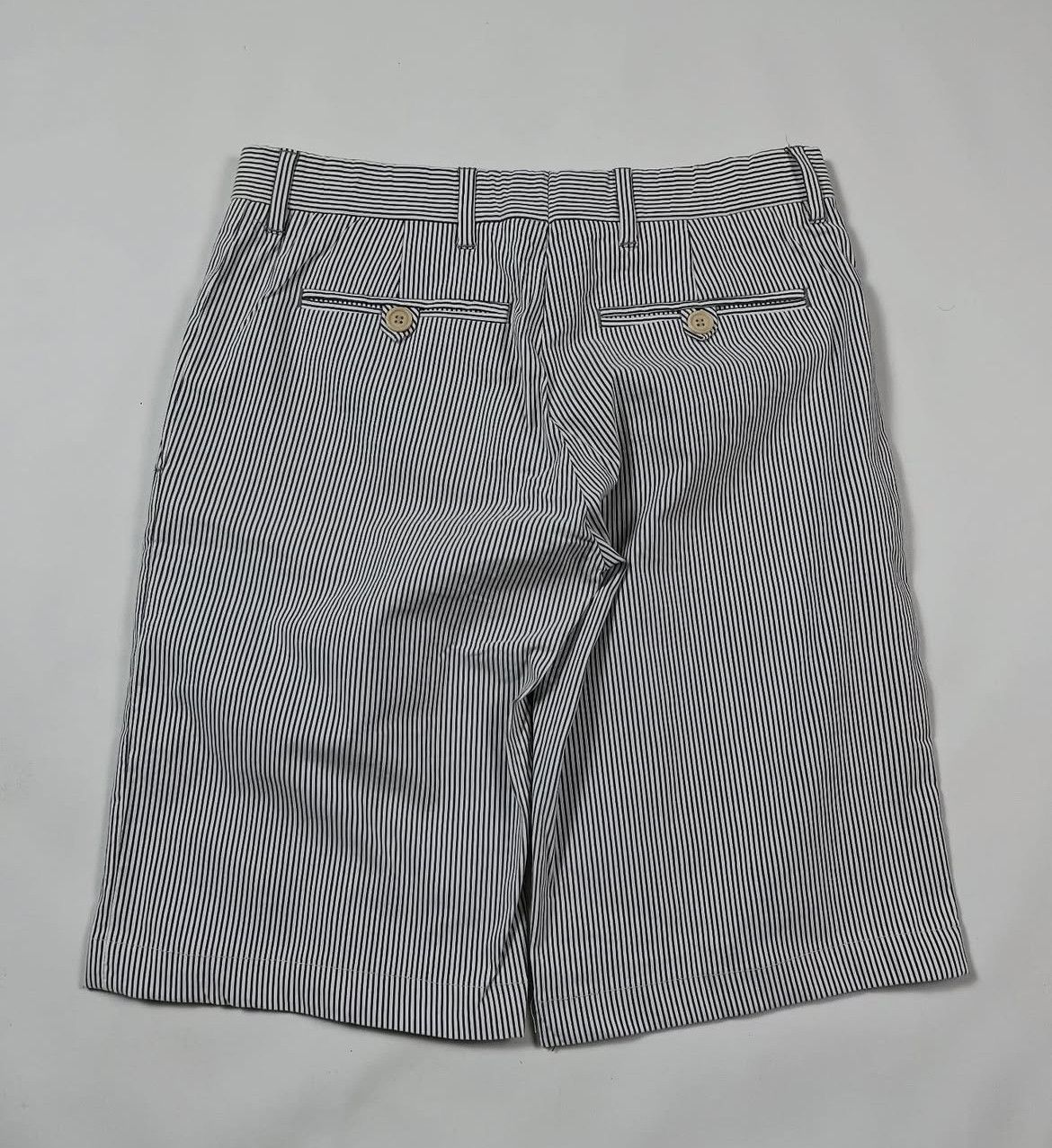 Helmut Lang 2000s Helmut Lang Tailored Hickory Stripe Short Pants Size US 29 - 2 Thumbnail