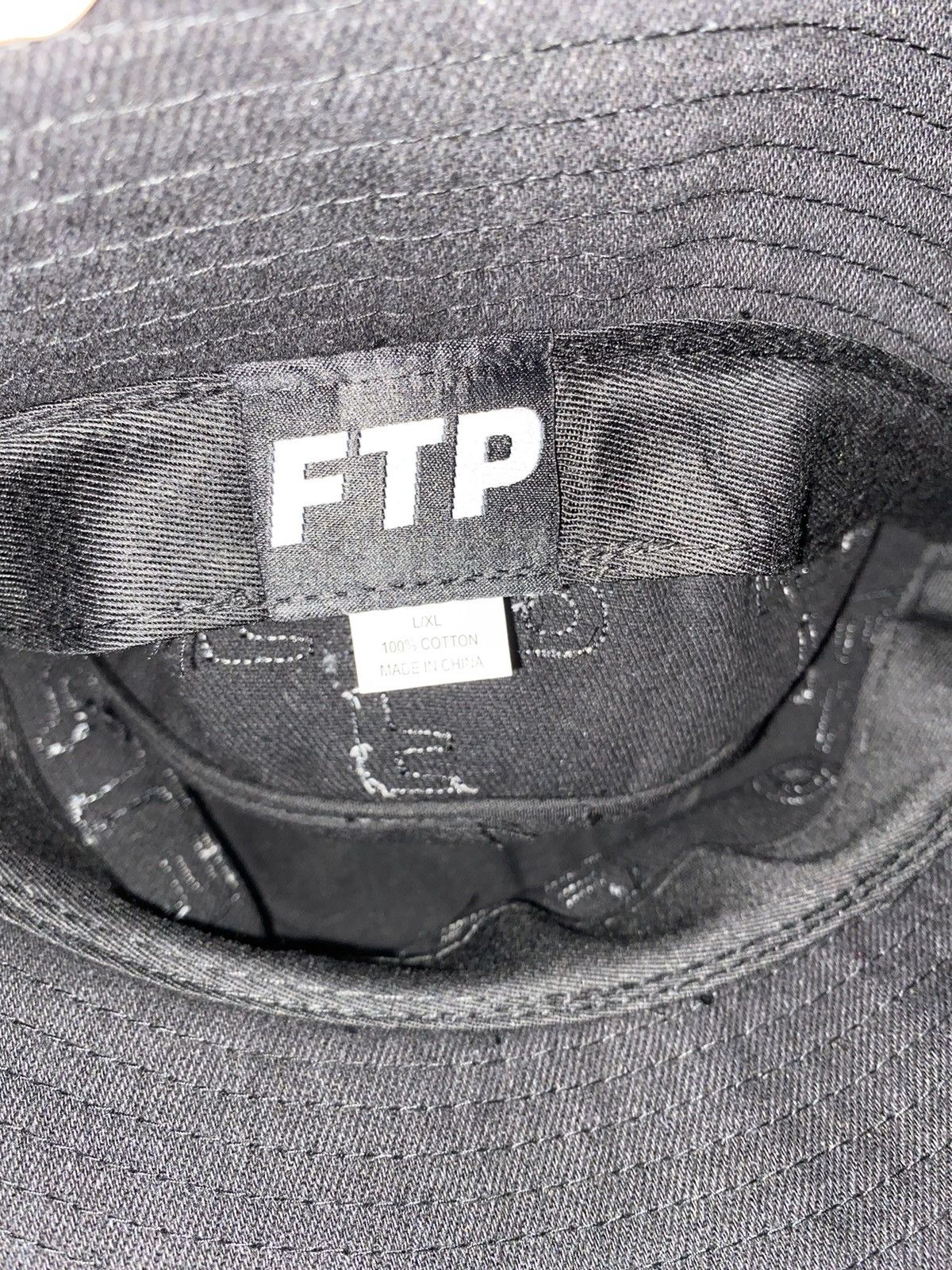 Fuck The Population FTP Cross Logo Denim Bucket Hat LARGE / XLARGE Size ONE SIZE - 4 Thumbnail