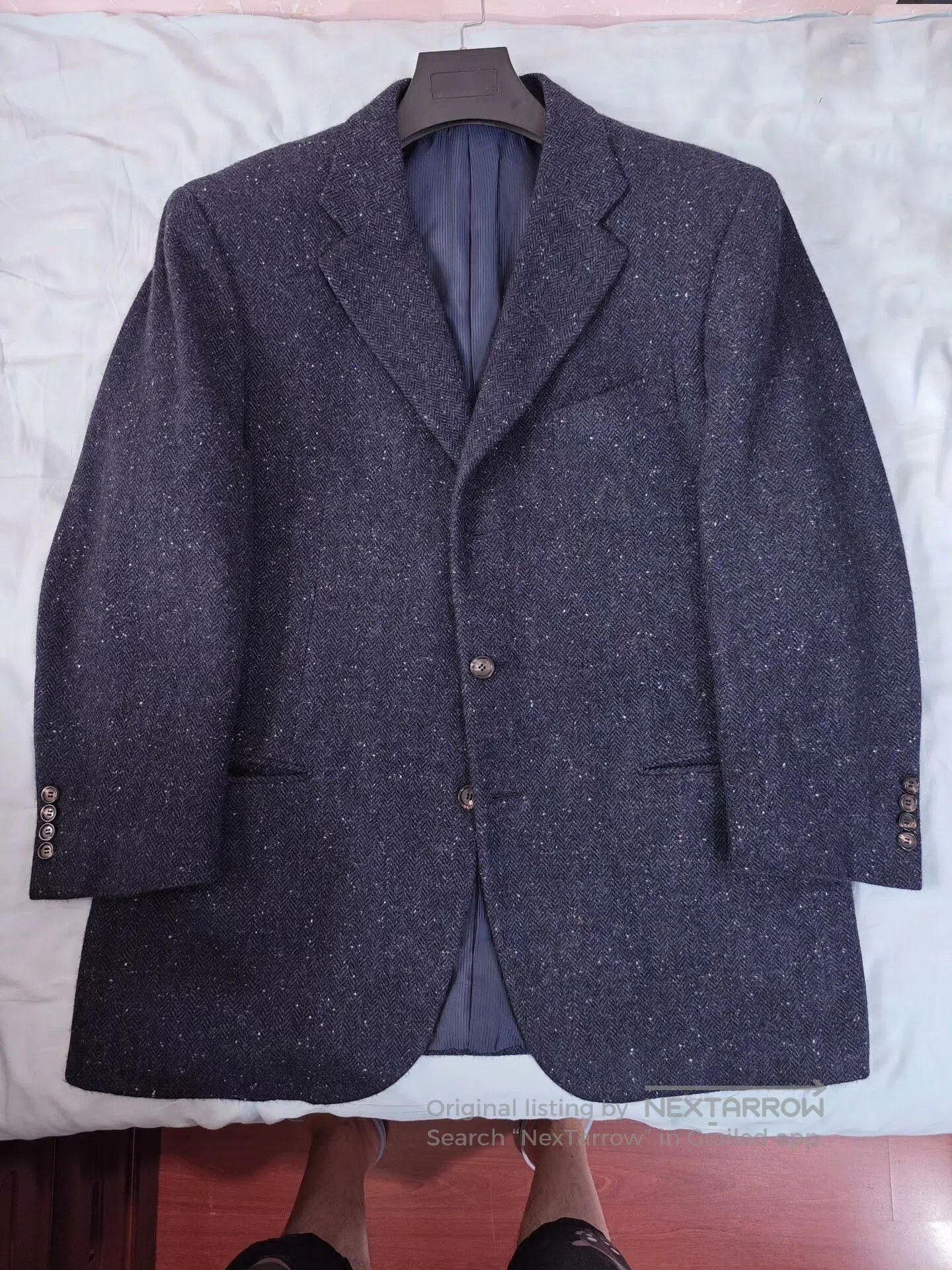 Pal Zileri Pal Zileri Cashmere Blazer in Navy Blue. Size US XL / EU 56 / 4 - 5 Thumbnail