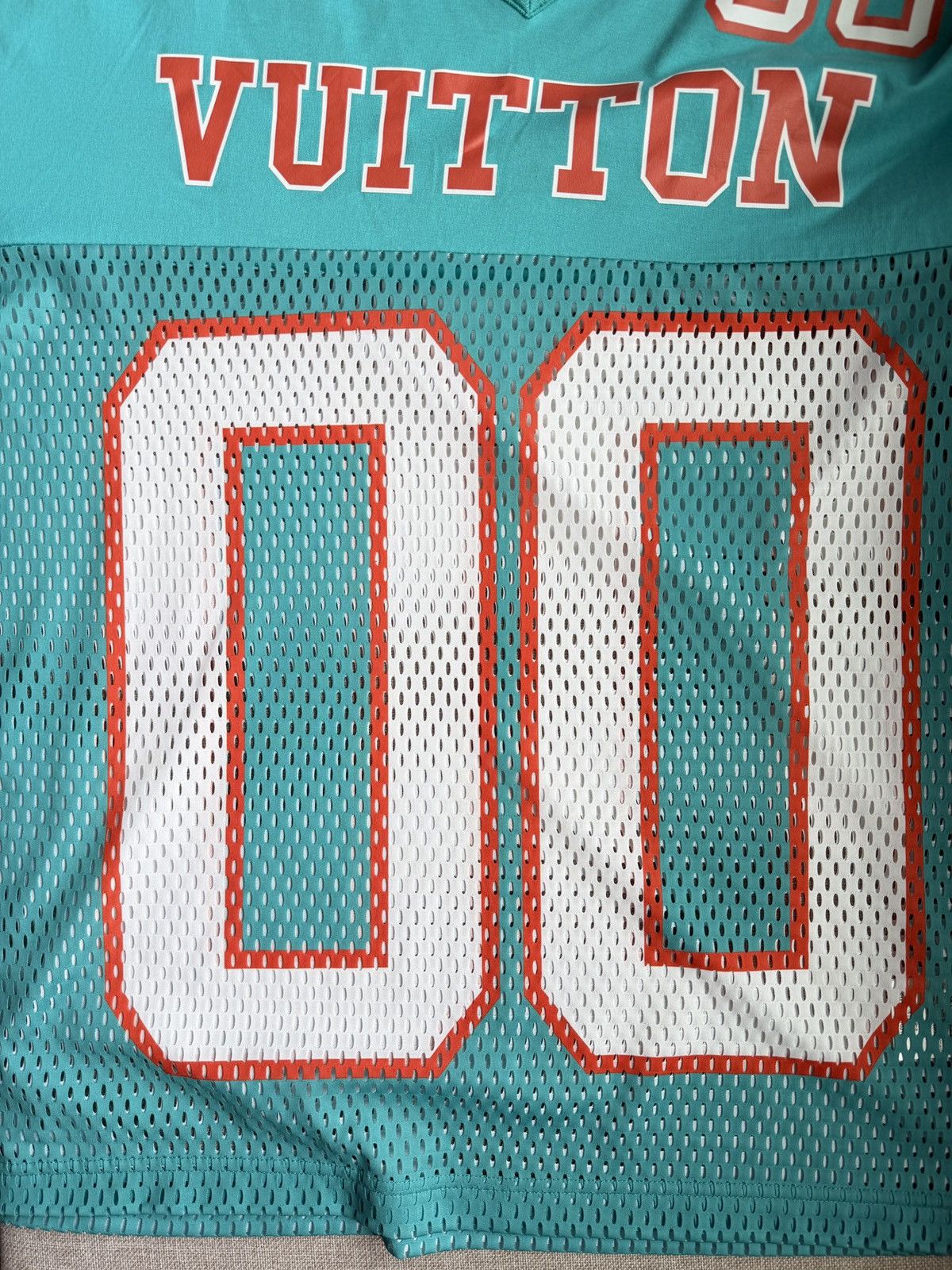 Louis Vuitton Louis Vuitton SS22 Hockey Jersey Tee Mint Green Size US L / EU 52-54 / 3 - 3 Thumbnail