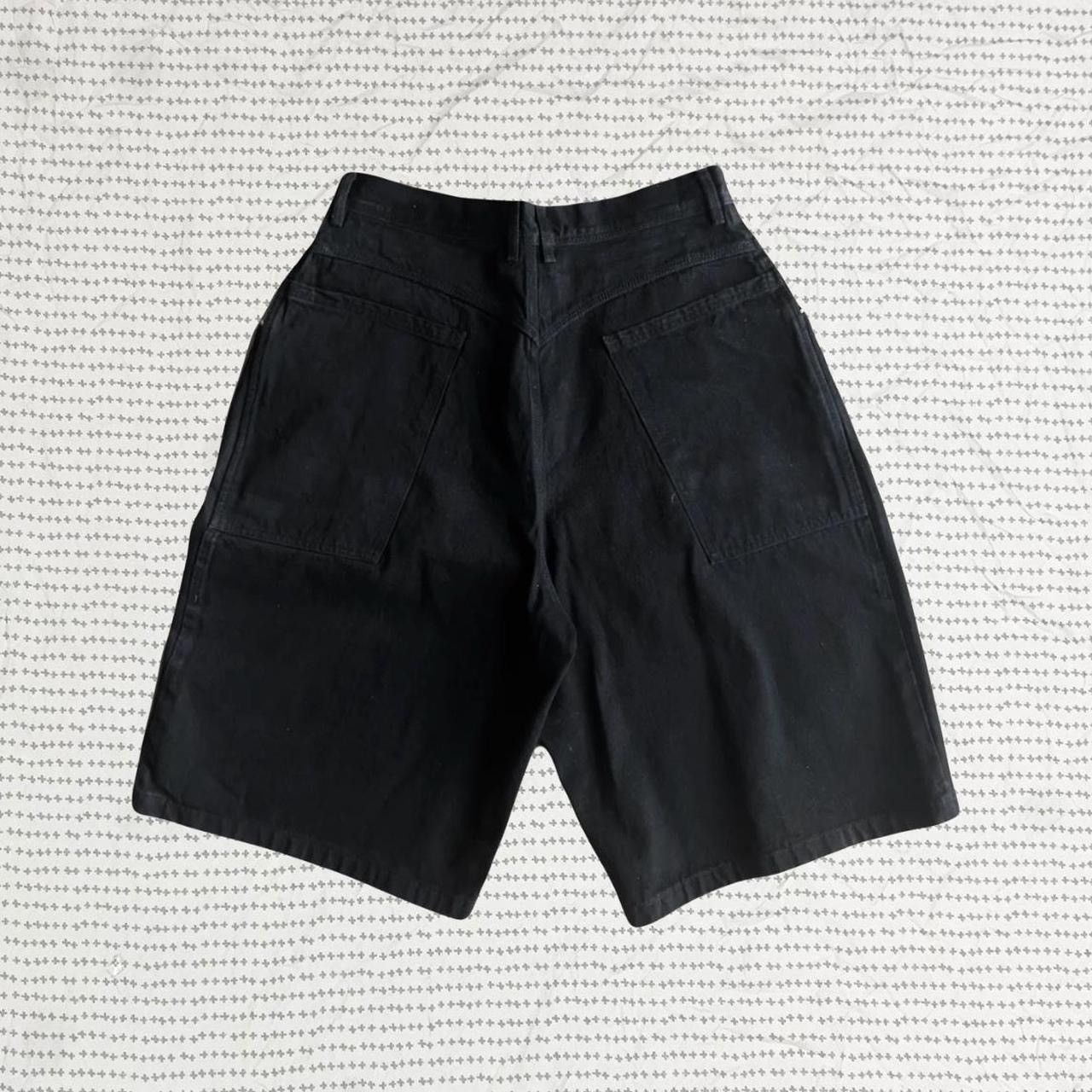 K-Two Studios Mettle Park 421 black Denim Shorts Size US 32 / EU 48 - 2 Thumbnail