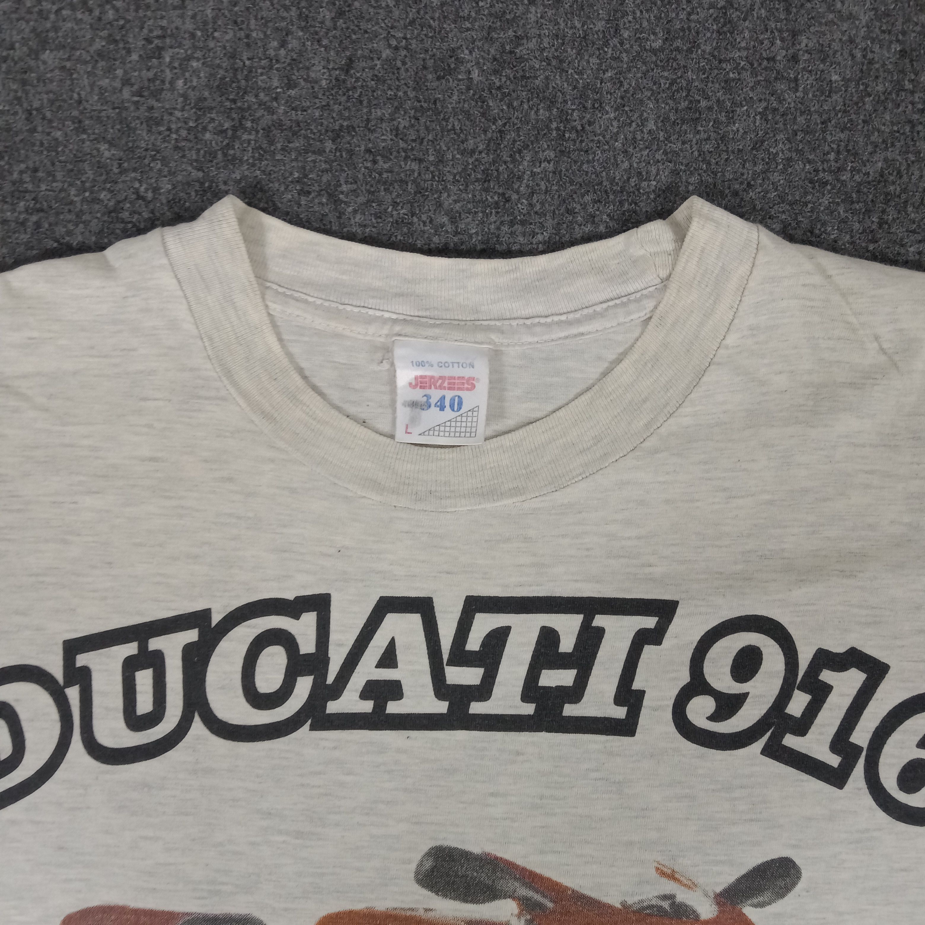 Ducati × Vintage Vintage 90's Ducati 916 Retro Superbike Racing Tshirt Size US XL / EU 56 / 4 - 3 Thumbnail
