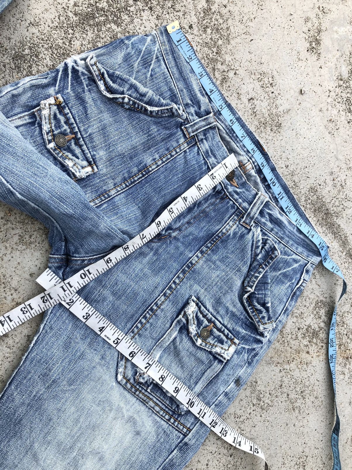 Global Work DISTRESSED BUSHPANT DENIM BY GLOBAL WORK Size US 31 - 12 Thumbnail