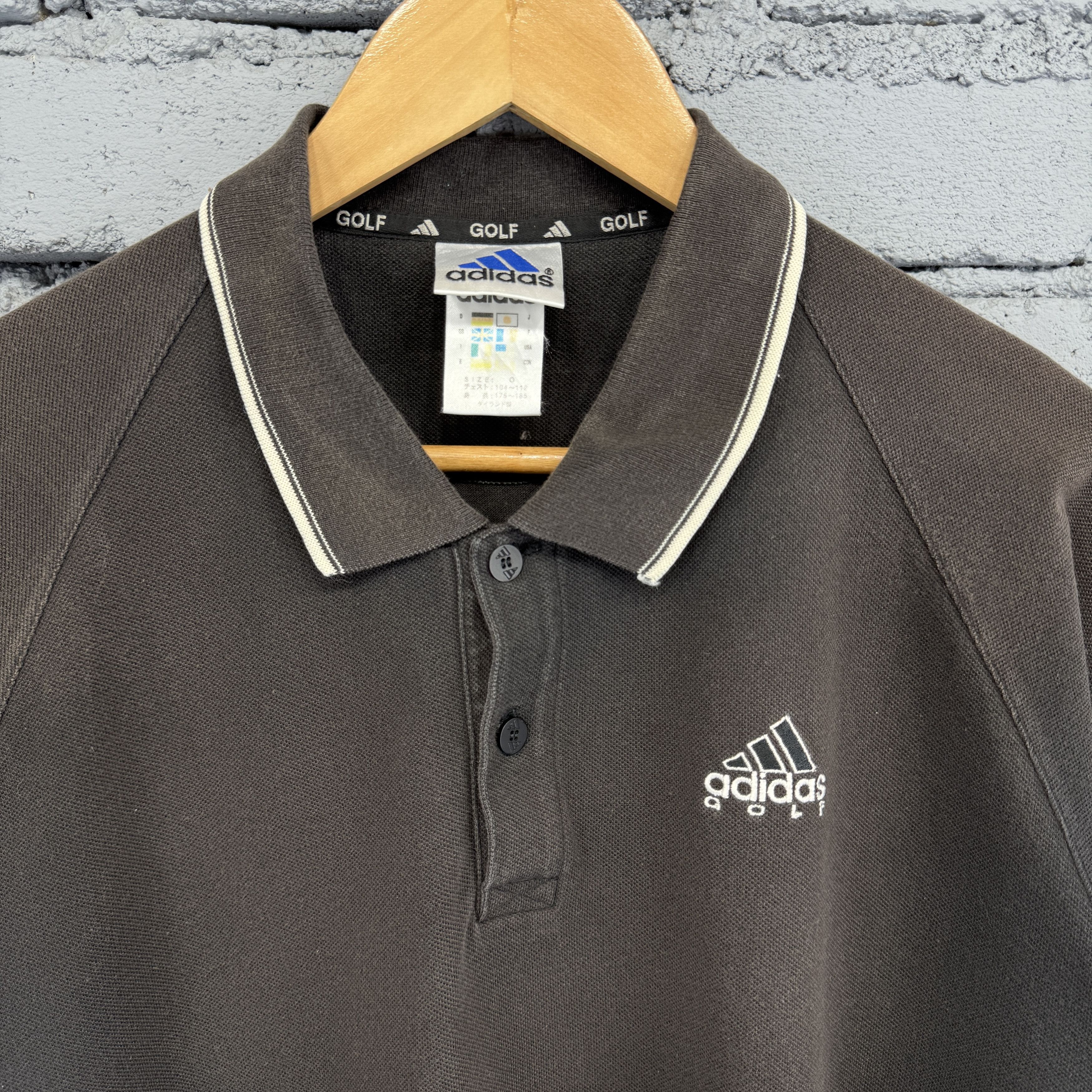 Vintage Rare Vintage Adidas Golf Polo Shirt Size US L / EU 52-54 / 3 - 3 Thumbnail