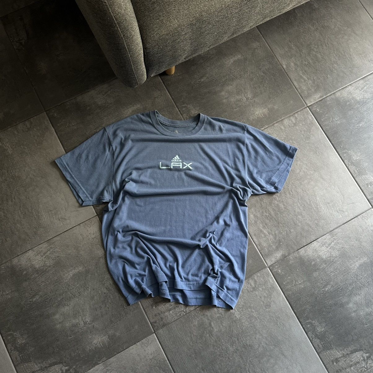 Y/Project Vintage Adidas Lax T-shirts Big Logo Sportwear Y2K 00z Size US L / EU 52-54 / 3 - 3 Thumbnail