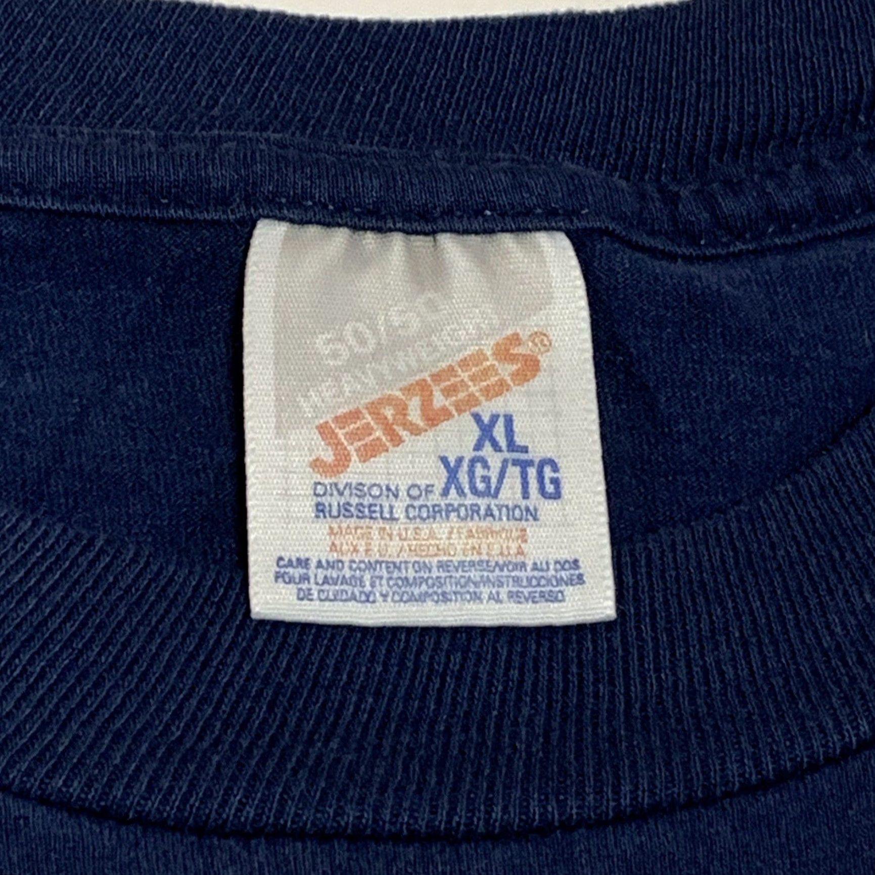 Jerzees VINTAGE Vietnam Moving Wall Joshua Tree California T Shirt XL Men Blue 1990s Graphic Tee Jerzees Short Sleeve Size US XL / EU 56 / 4 - 7 Thumbnail