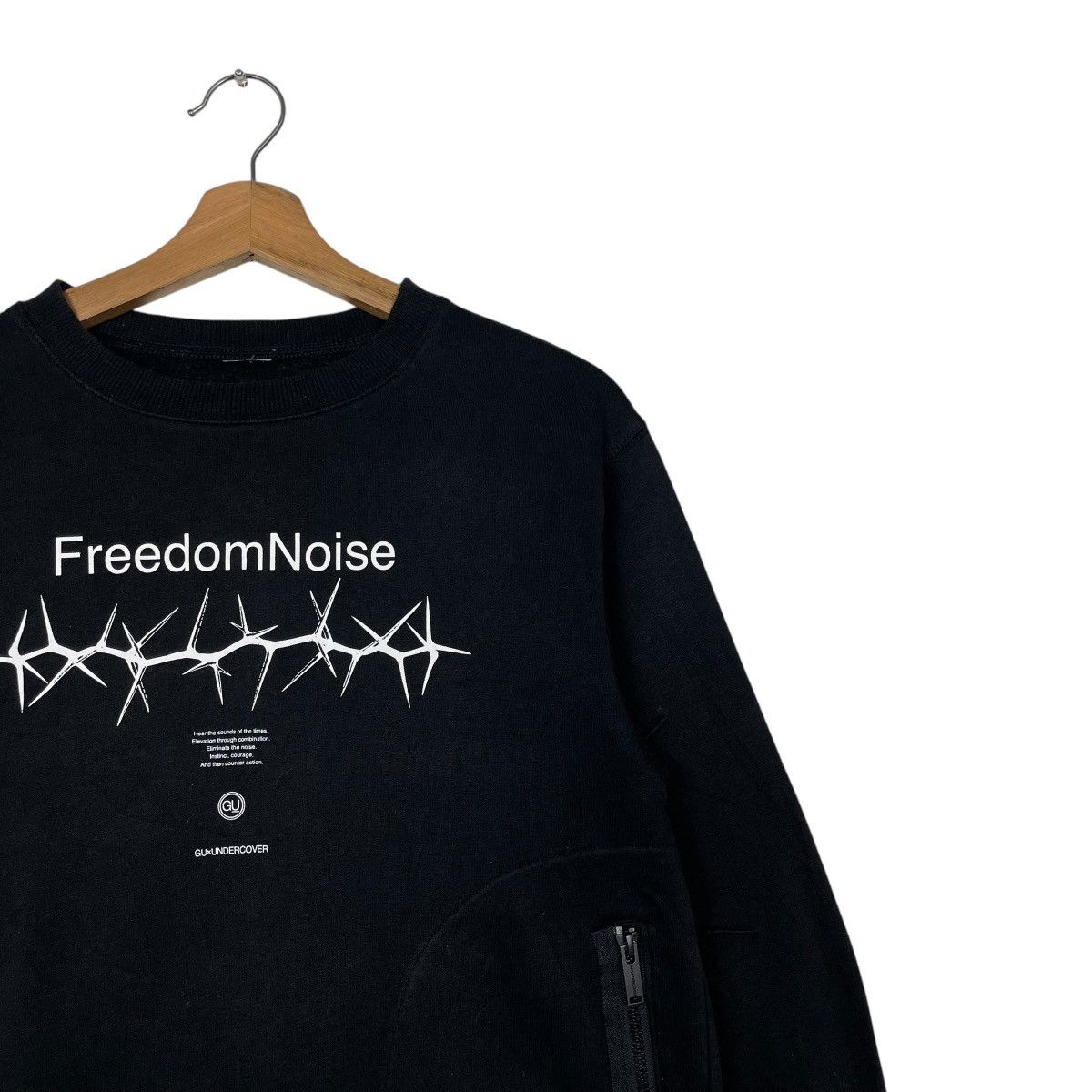 GU × Undercover GU Undercover Freedom Noise Sweatshirt Size US XS / EU 42 / 0 - 5 Thumbnail