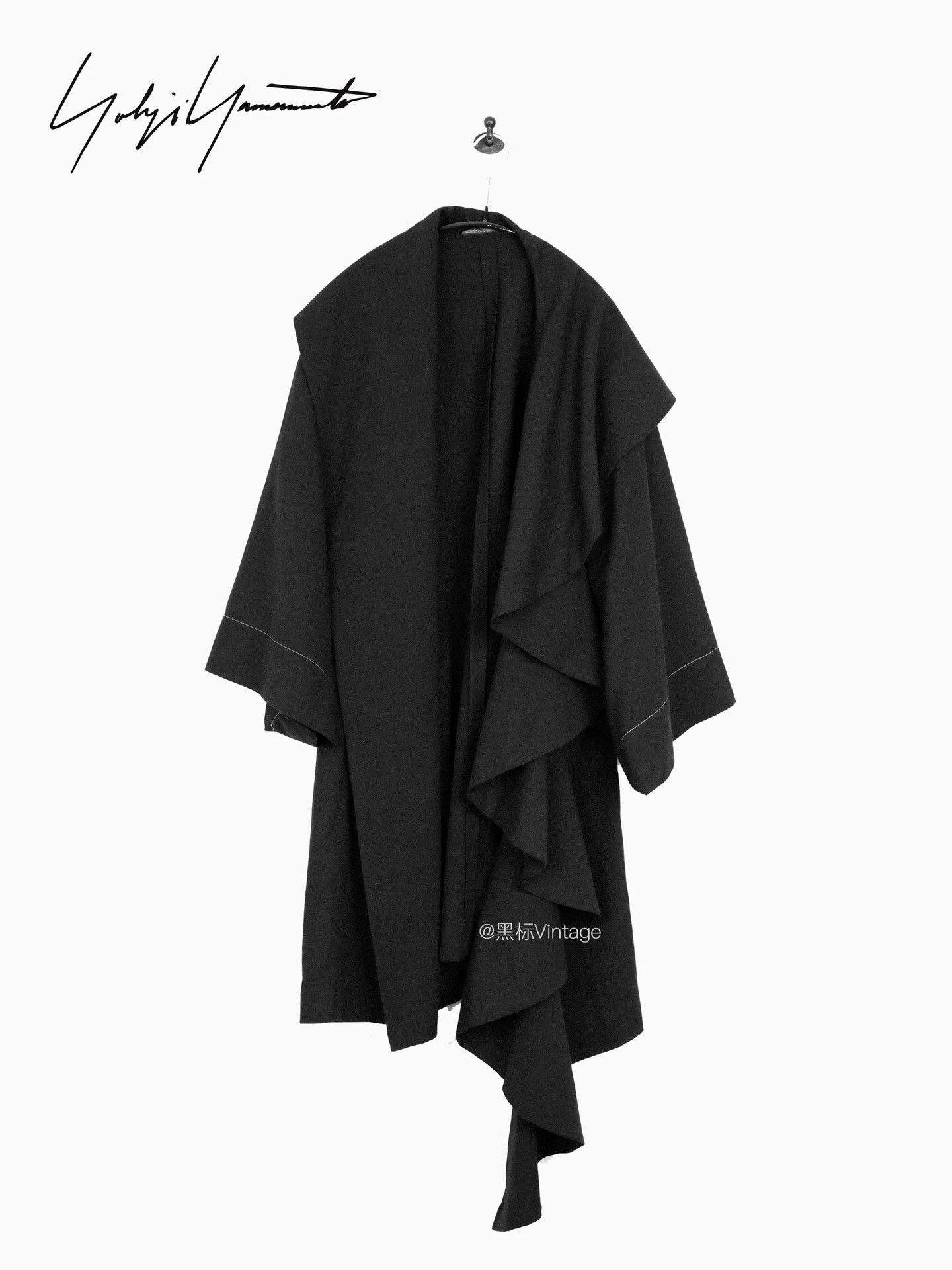 Yohji Yamamoto Yohji Yamamoto Women's 24SS Pleated Kimono Robe Runway Size S / US 4 / IT 40 - 1 Thumbnail