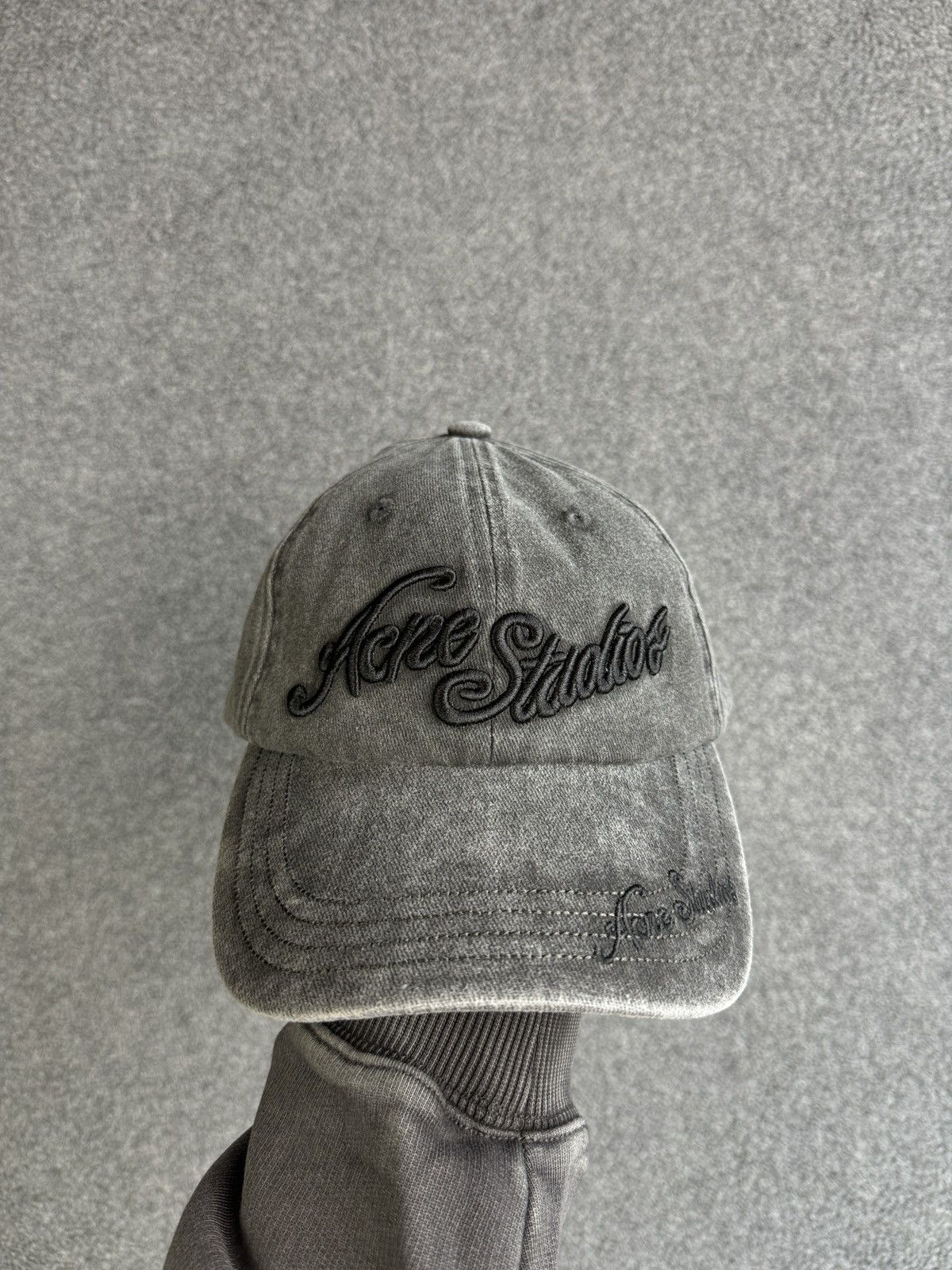 Acne Studios (Logo Cotton Twill Baseball Cap)
