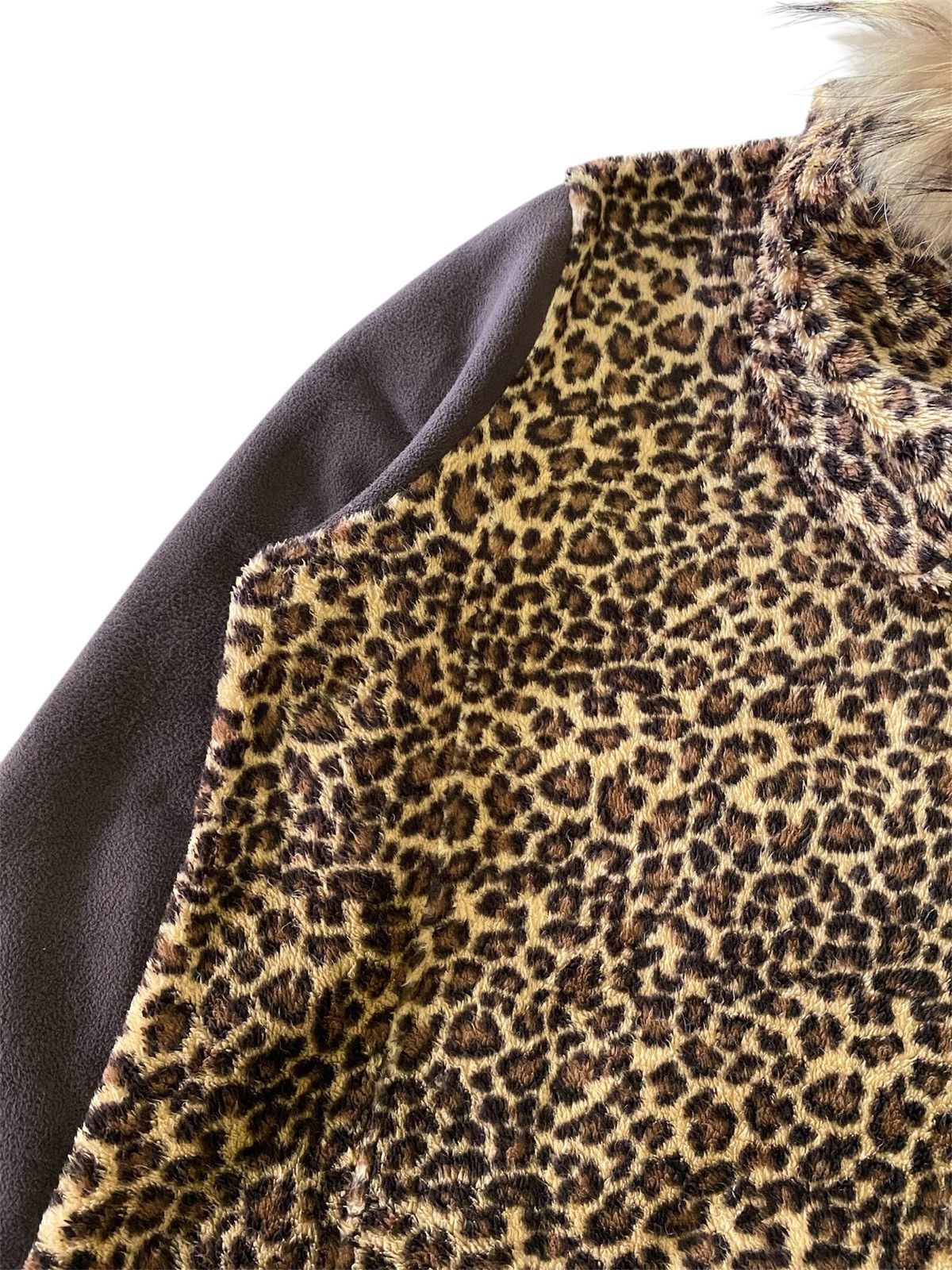 Vintage Fur Crocodile Leopard Sherpa Fleece Jacket Y2K Cozy Outer Size ONE SIZE - 10 Thumbnail