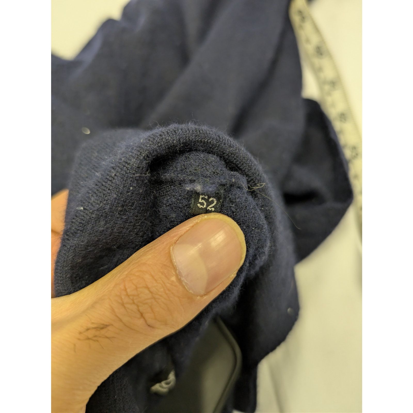 Tom Ford o1rshd1 CC20 Long Sleeve Polo Shirt in Navy Blue Size US L / EU 52-54 / 3 - 17 Thumbnail