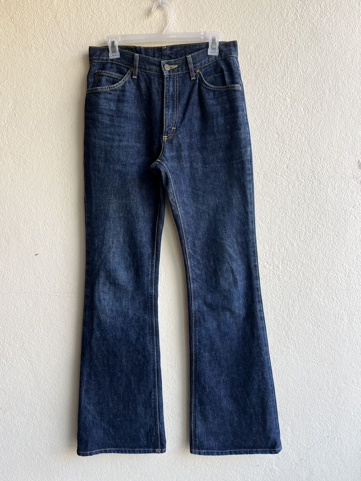 Lee Vintage Y2K Lee Riders Blue Denim Super Flare Jeans Size US 30 / EU 46 - 23 Thumbnail