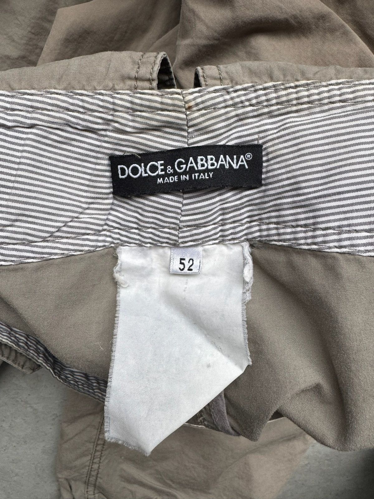 Dolce & Gabbana Dolce & Gabbana 2000's Olive Multi Pocket Cargo Pants Size US 34 / EU 50 - 7 Thumbnail