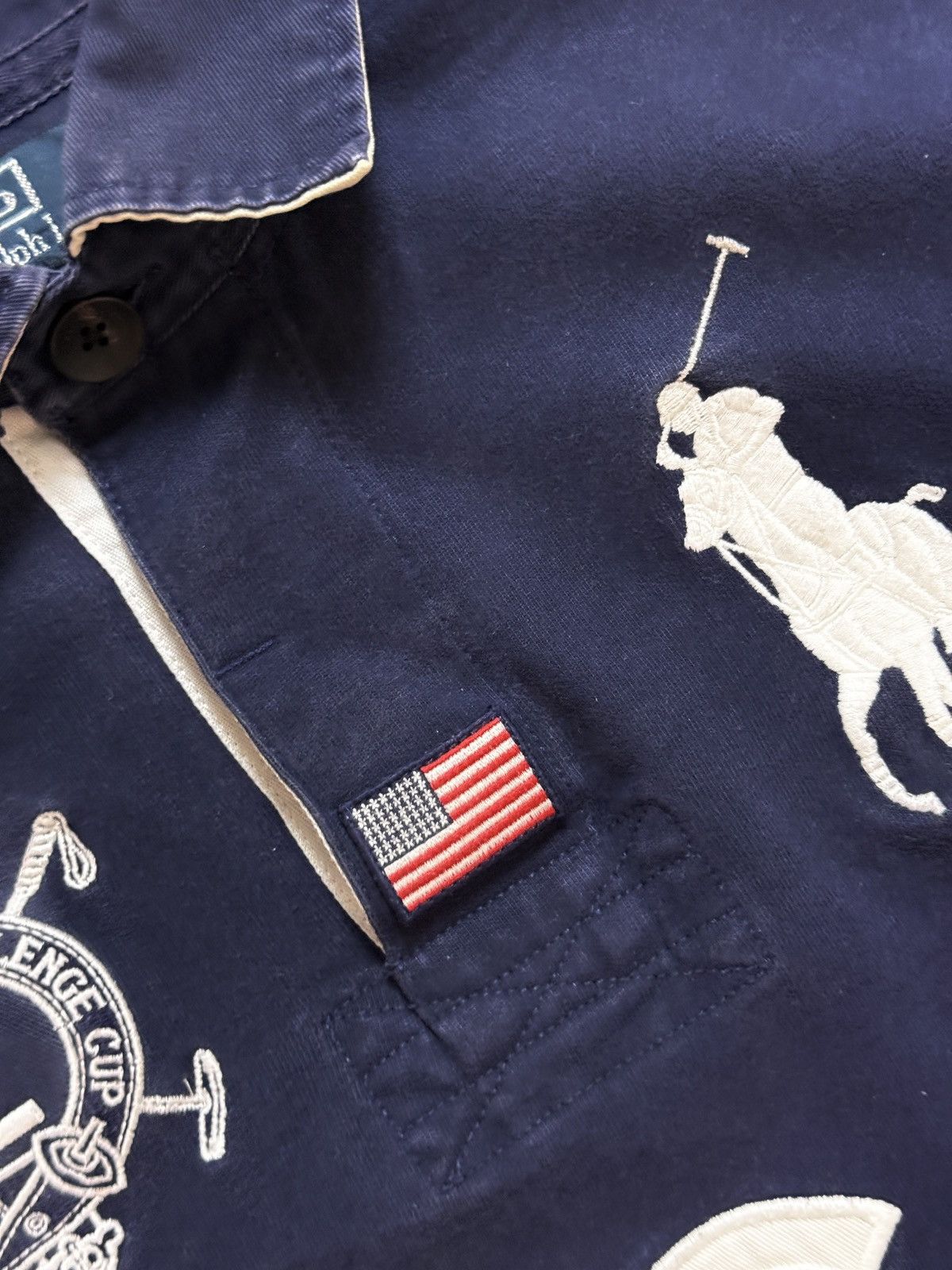 Ralph Lauren Chief Keef Polo Ralph Lauren USA big pony longsleeve Size US M / EU 48-50 / 2 - 5 Thumbnail