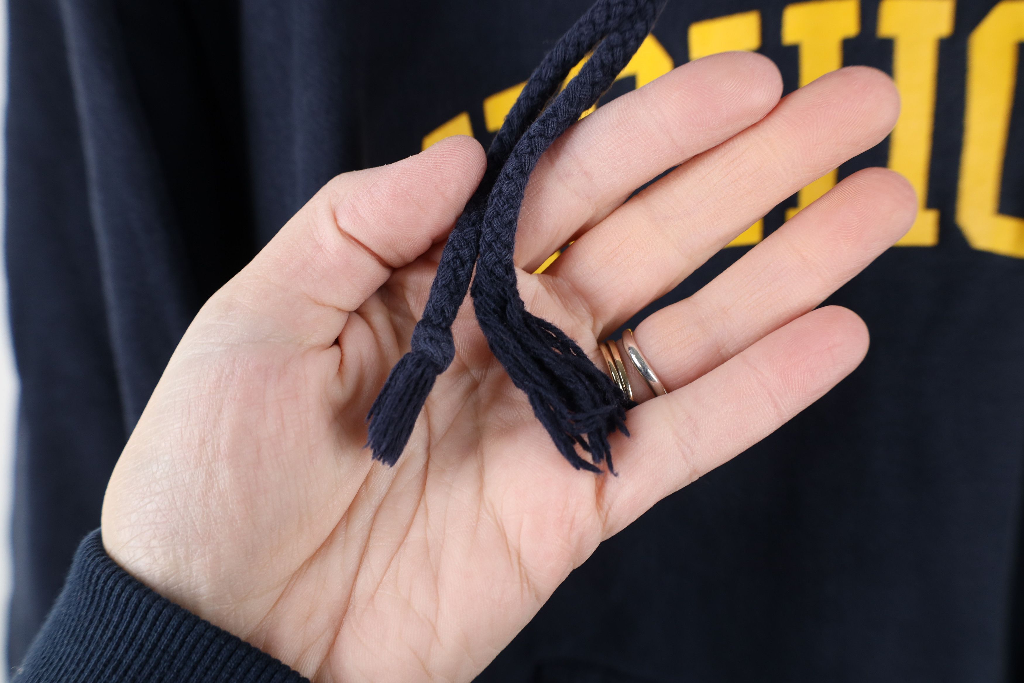Vintage Vintage 90s Reverse Weave University of Michigan Hoodie Size US S / EU 44-46 / 1 - 4 Thumbnail