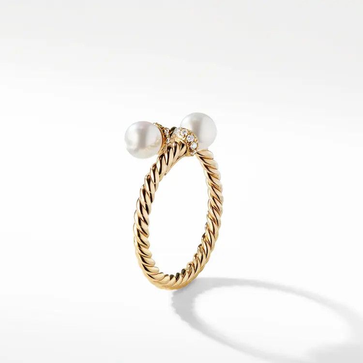 David Yurman o1s1wg111025 R13672D /Size 8 / Solari Bypass Ring in Golden Size ONE SIZE - 3 Thumbnail