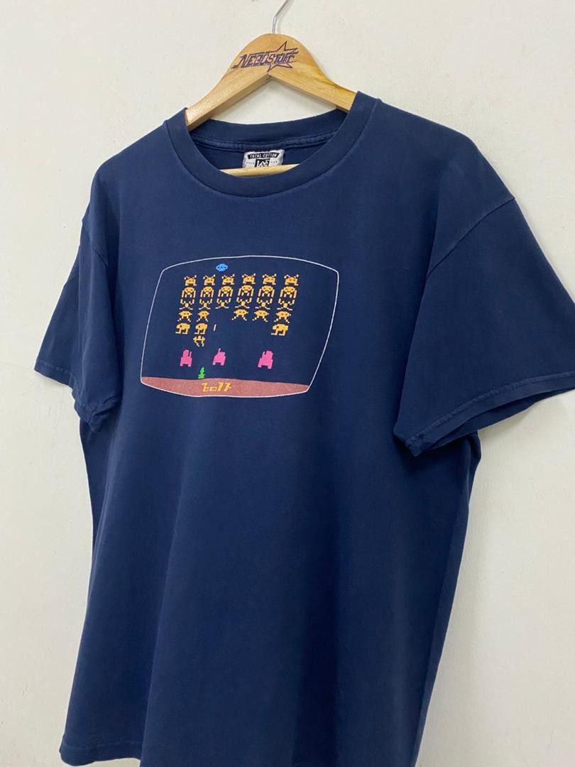 Vintage VTG 90S Space Invaders Games promo tees by LEE Size US XL / EU 56 / 4 - 3 Thumbnail