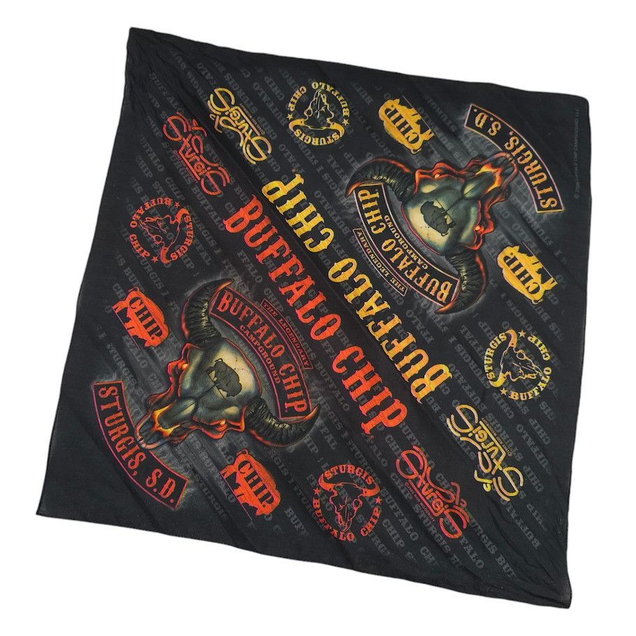 Other Sturgis South Dakota Handkerchief Scarf 2009 Buffalo Chip Size ONE SIZE - 3 Thumbnail