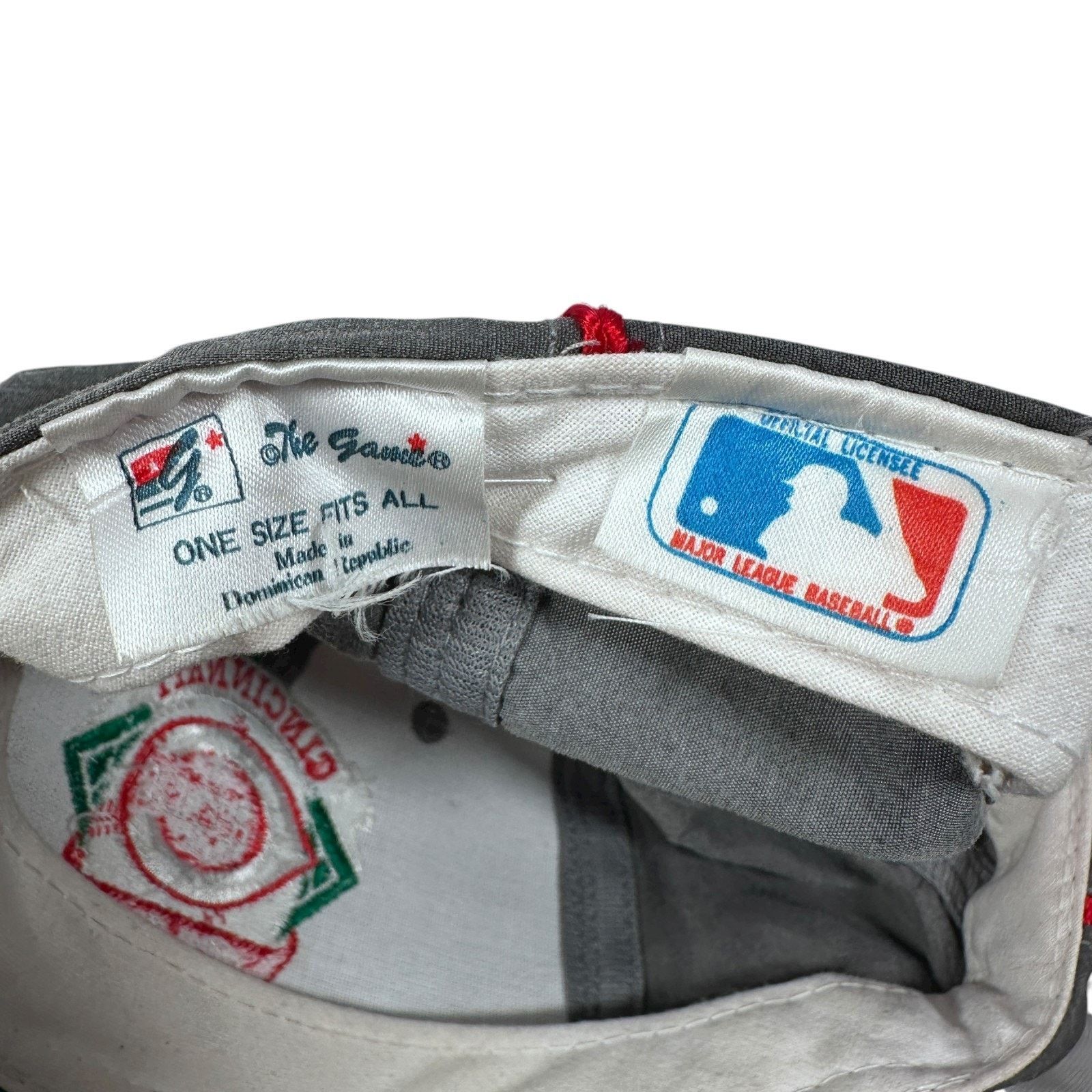 The Game Vintage The Game Cincinnati Reds Snapback Hat OS Gray 90s Size ONE SIZE - 8 Thumbnail
