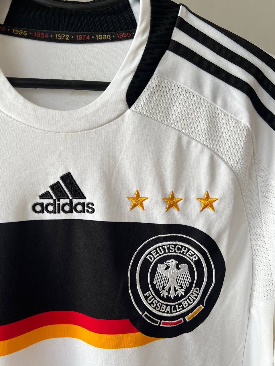 Adidas 2008/9 GERMANY TEAM ADIDAS HOME SOCCER JERSEY FOOTBALL SHIRT Size US M / EU 48-50 / 2 - 6 Thumbnail