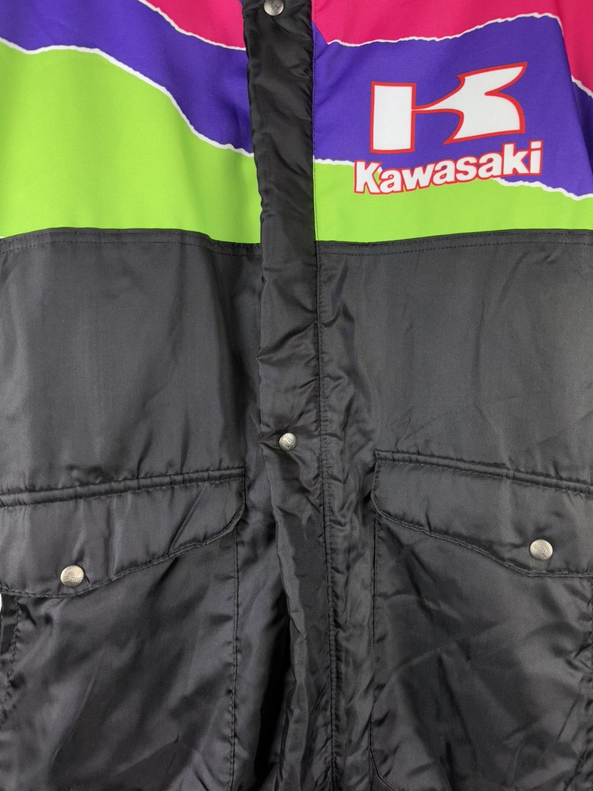 Vintage Kawasaki Vintage Racing Big Logo Transformer Jacket Size US XXL / EU 58 / 5 - 9 Thumbnail