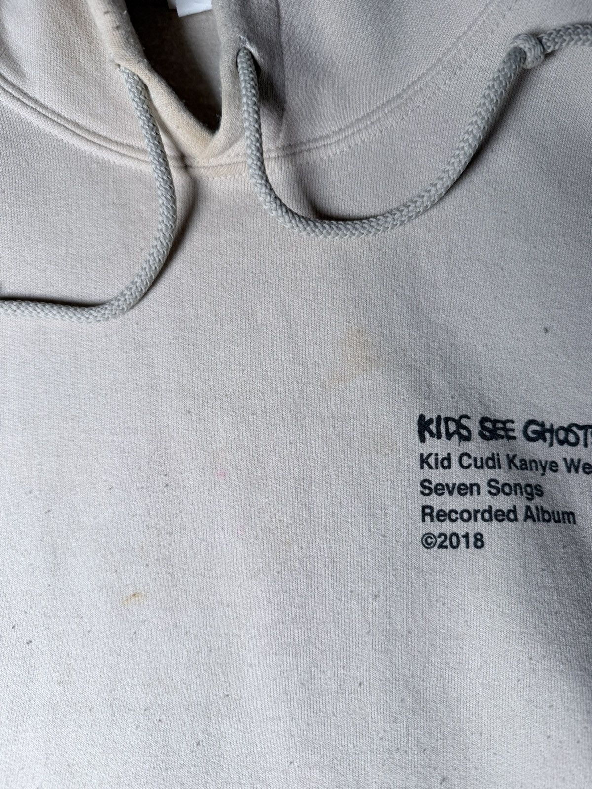 Kanye West Kids See Ghosts Hoodie Cream Medium Kanye West Kid Cudi Size US M / EU 48-50 / 2 - 4 Thumbnail